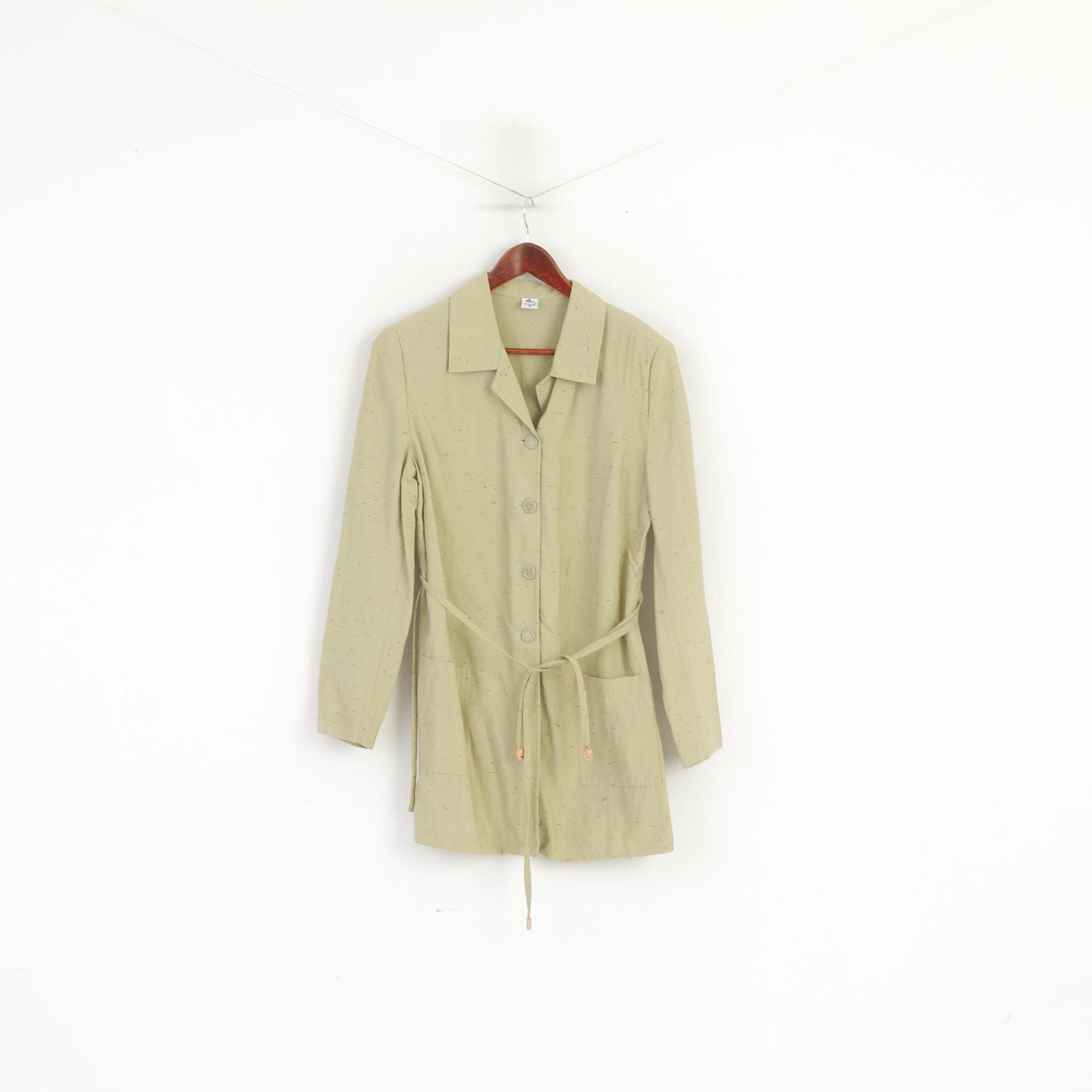 Vintage Fekbir Women 38 M Blazer Green Nylon Vintage 6212 Size M / US 6-8 / IT 42-44 - 2 Thumbnail