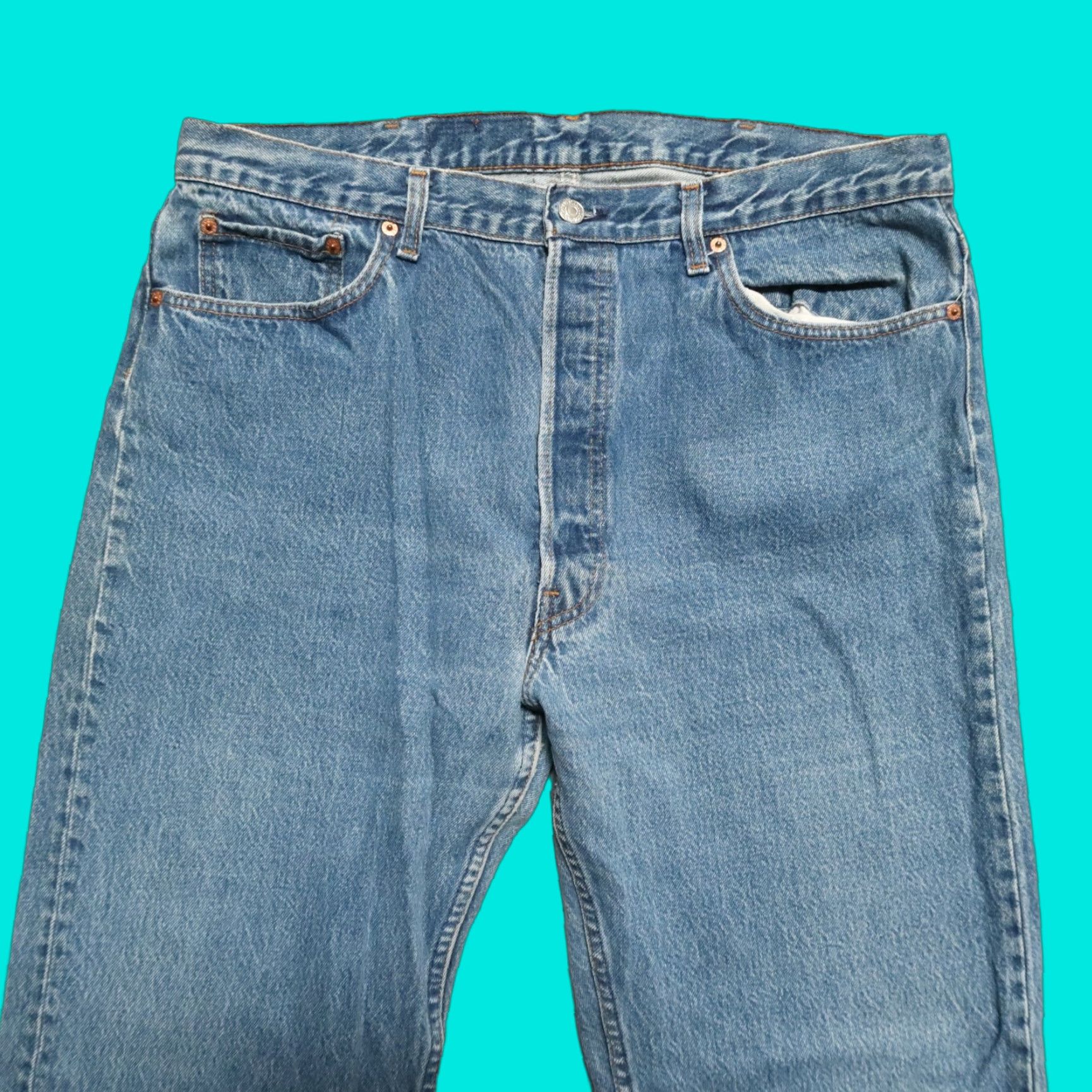 Levi's Vintage Levi's 501 XX Denim Jeans Mens 36 Medium Wash 28 1/2" 501XX Size US 36 / EU 52 - 1 Thumbnail