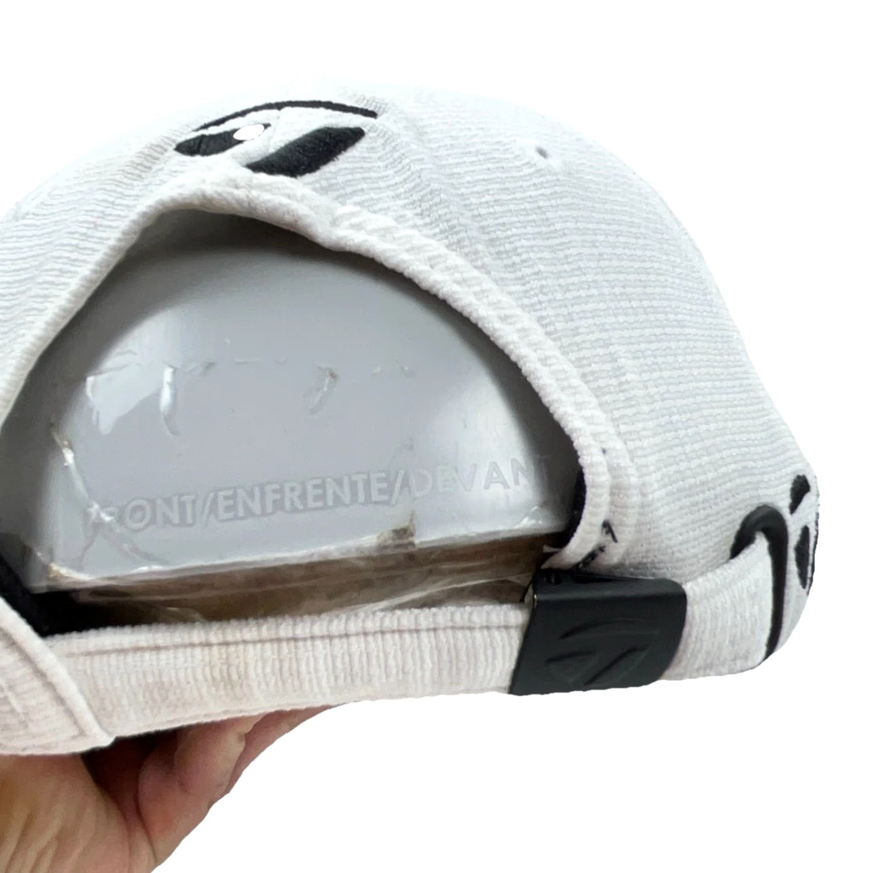 TaylorMade TaylorMade Hat Cap White Golf Tour Performance R11 Strap Back Dad Baseball Cap Mens One Size Size ONE SIZE - 3 Thumbnail