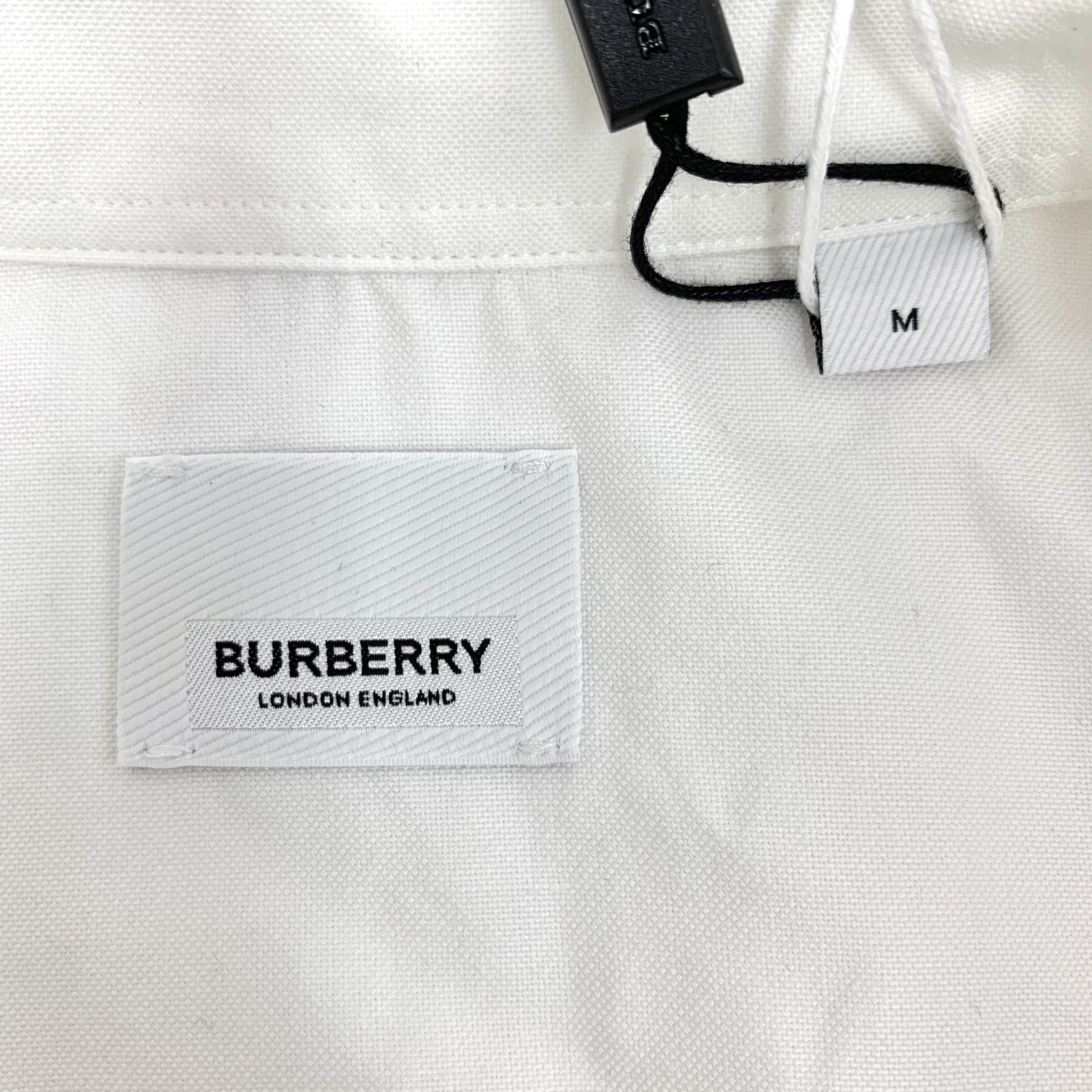 Burberry Burberry Striped Cotton Shirt White (M) Size US M / EU 48-50 / 2 - 5 Thumbnail