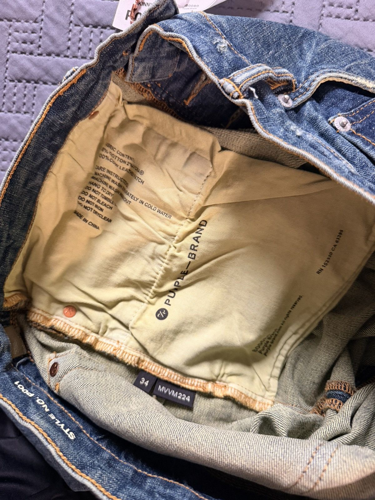 Purple Brand Purple Brand Jeans Size US 34 / EU 50 - 4 Thumbnail