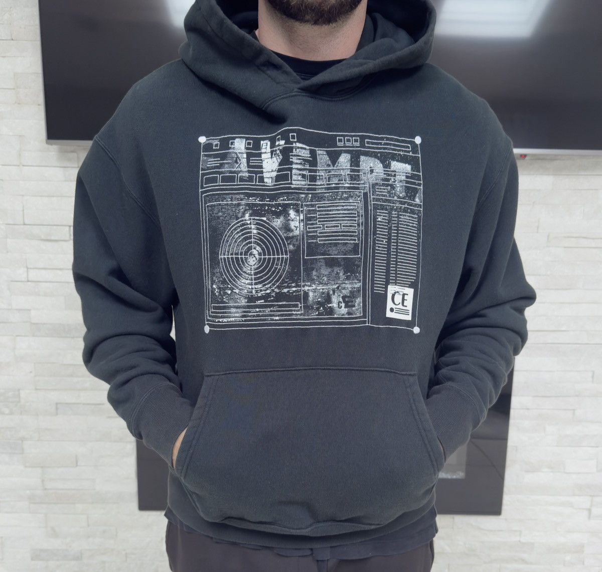 Cav Empt Radio hoodie (Reversible) Size US M / EU 48-50 / 2 - 6 Thumbnail