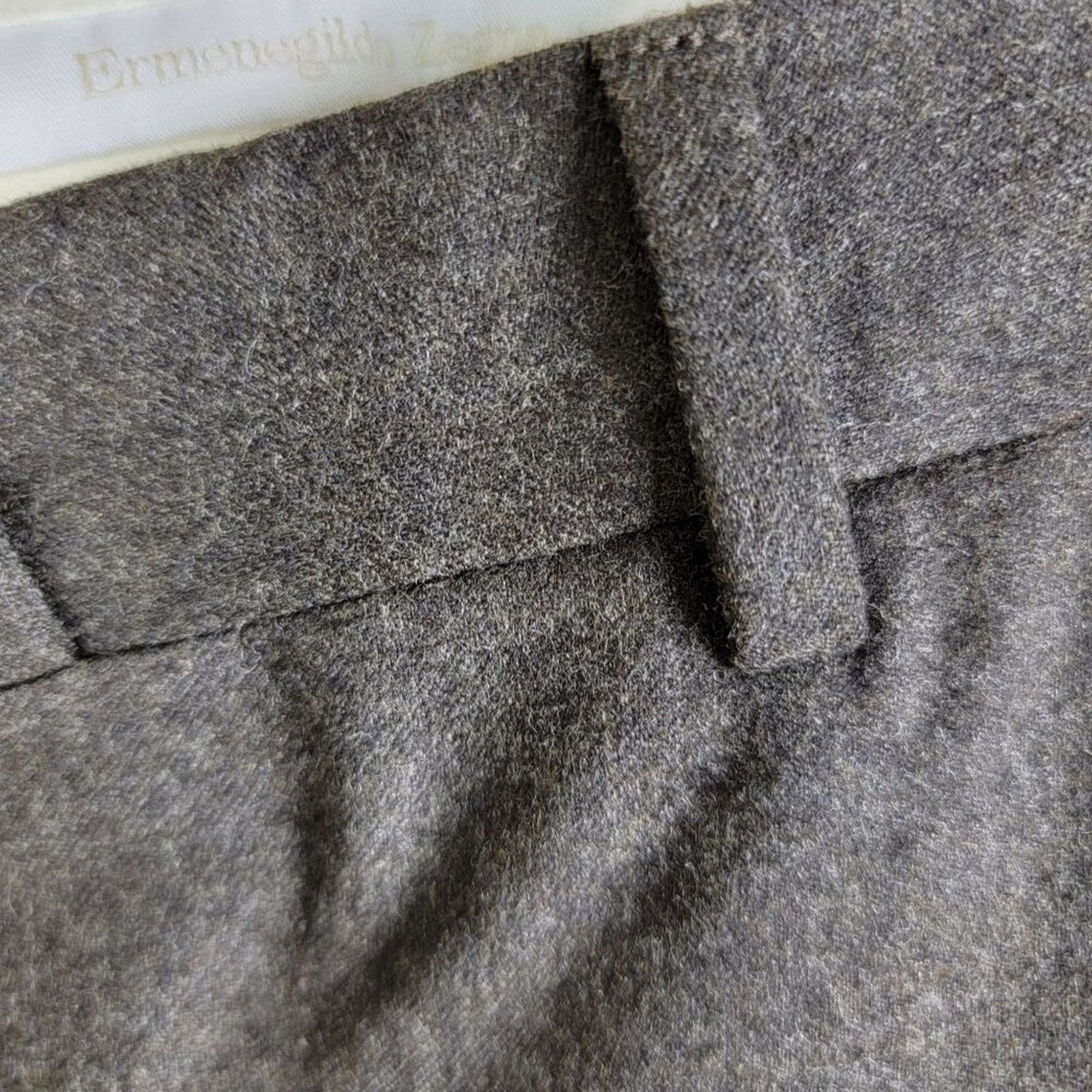 Ermenegildo Zegna Ermenegildo Zegna Tweed Wool Trouser Pants Mens 38R 75L102 Size US 38 / EU 54 - 14 Thumbnail