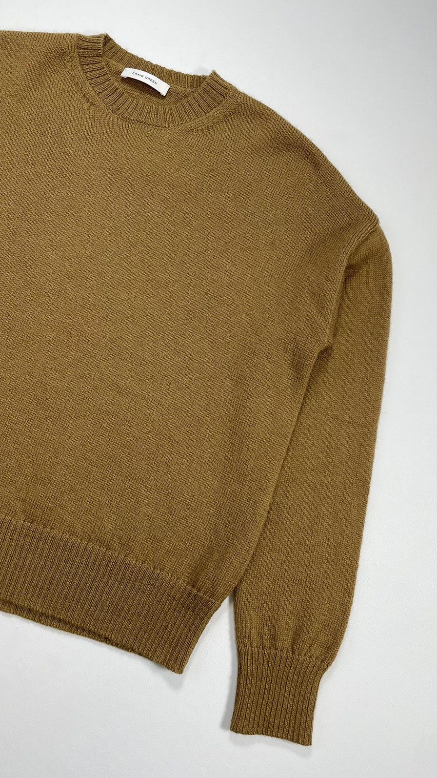 Craig Green Sample Tan Alpaca Wool Sweater Size US M / EU 48-50 / 2 - 4 Thumbnail