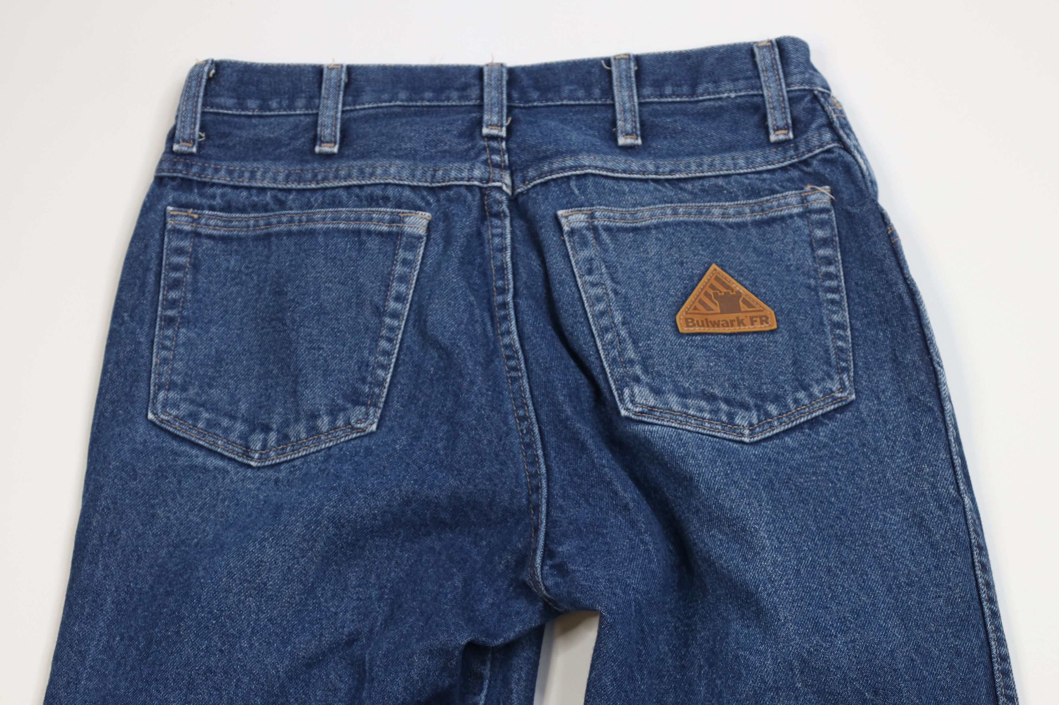 Vintage Vintage Bulwark FR Fire Flame Resistant Straight Leg Jeans Size US 32 / EU 48 - 9 Thumbnail