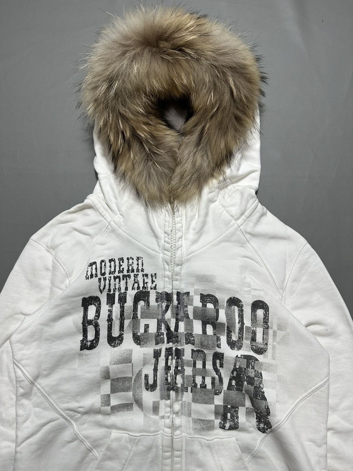 20471120 VINTAGE BUCKAROO CRAZY Y2K FUR ZIP HOODIE IFSIX LGB STYLE Size US M / EU 48-50 / 2 - 3 Thumbnail