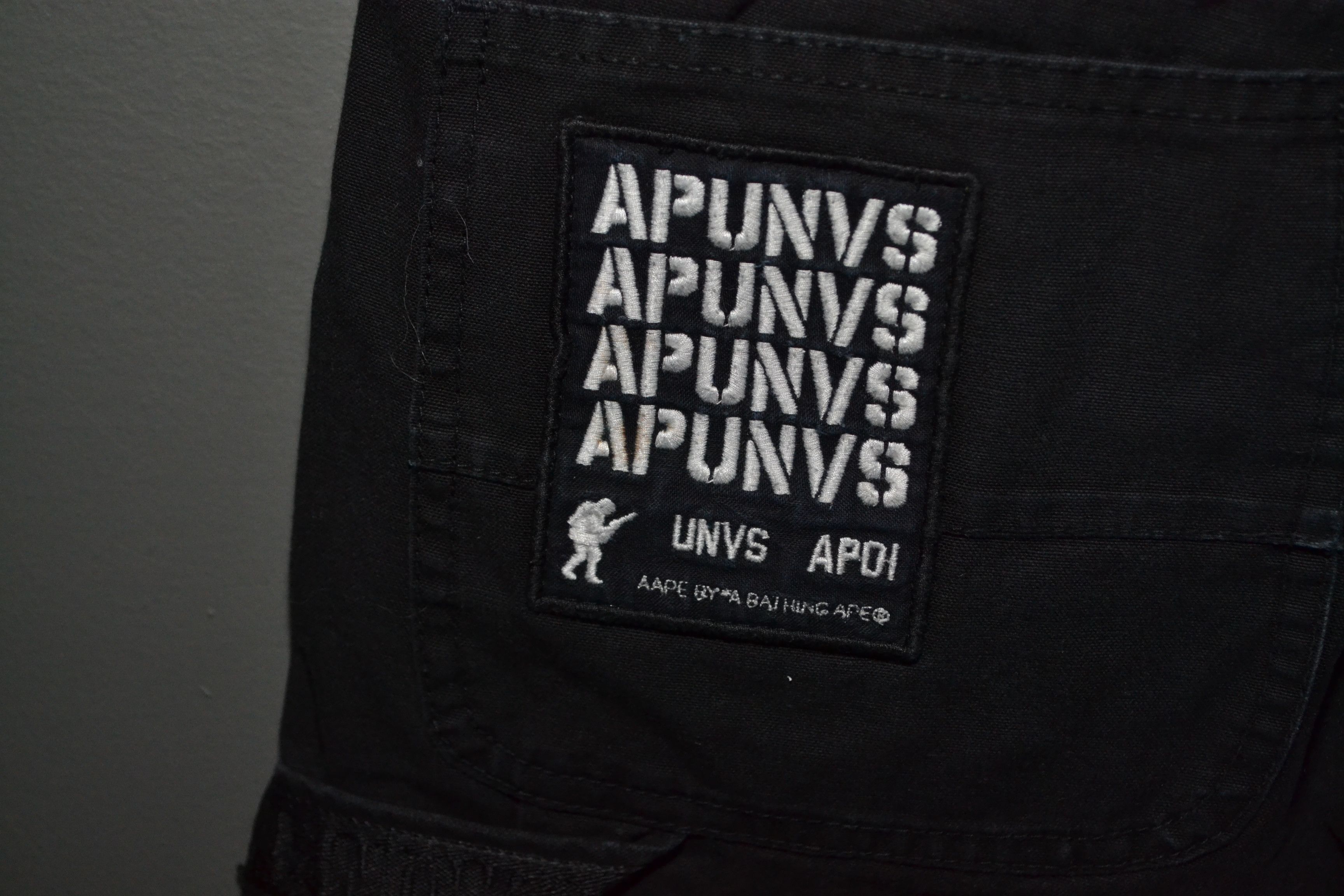 Aape AAPE Bape Straight Fit Carpenter Pants M size Black Workwear Size US 32 / EU 48 - 10 Thumbnail