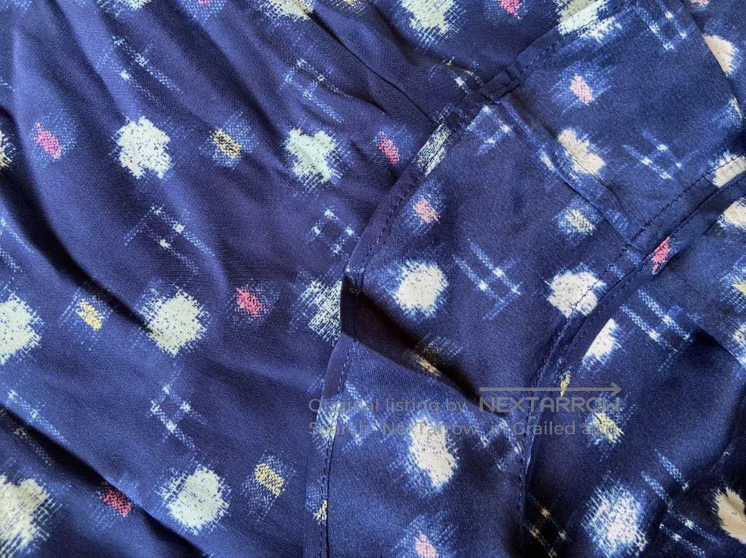 Visvim navy silk ruffle shirt by visvim. Size S / US 4 / IT 40 - 7 Thumbnail