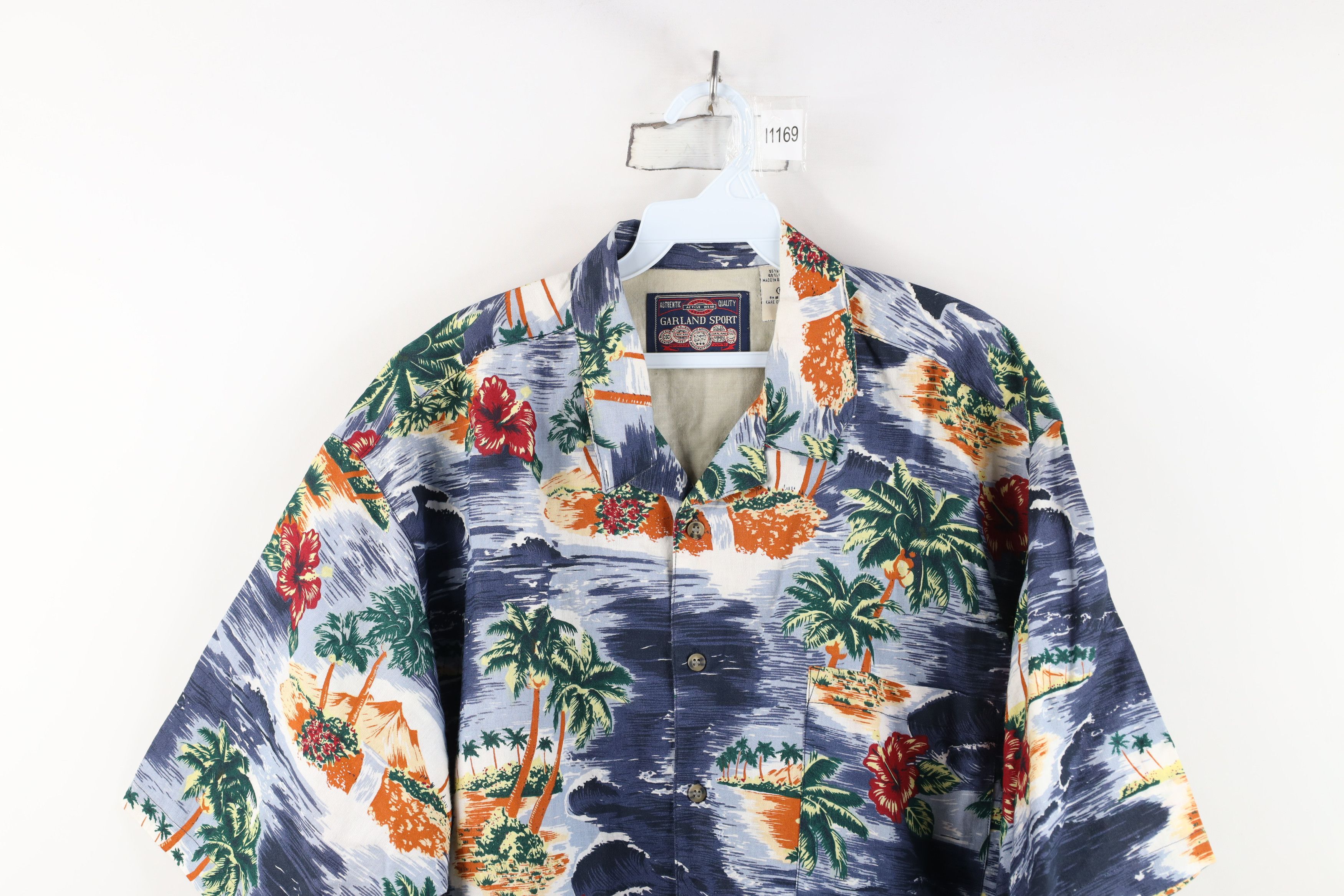 Vintage Vintage 90s Y2K Streetwear Flower Luau Hawaiian Button Shirt Size US M / EU 48-50 / 2 - 2 Thumbnail