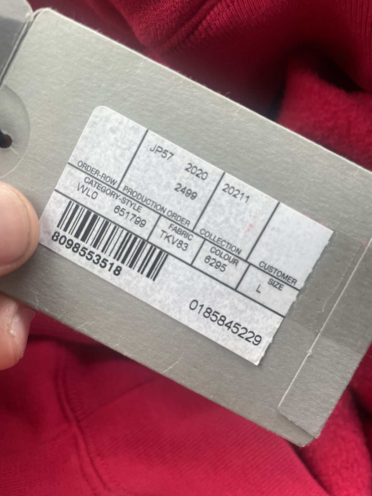 Balenciaga A/W 2021 “Your logo here” balenciaga hoodie Size US L / EU 52-54 / 3 - 6 Thumbnail