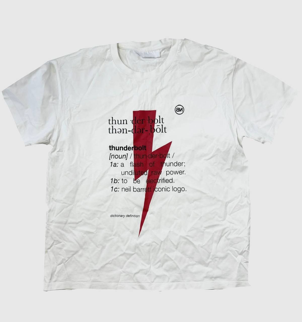 Neil Barrett Neil Barrett Thunderbolt tshirt Size US M / EU 48-50 / 2 - 1 Thumbnail