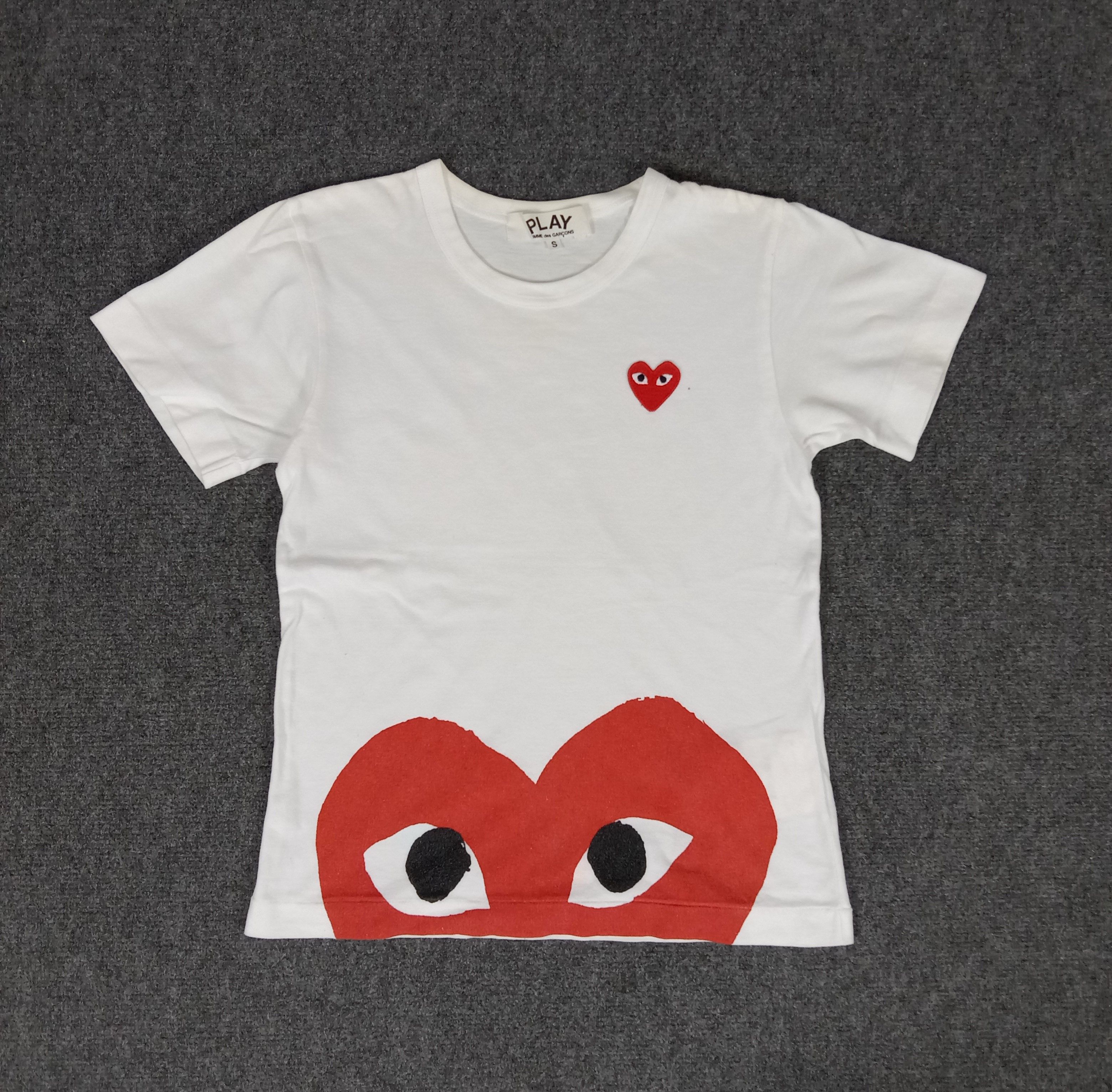 Comme des Garcons × Japanese Brand × Vintage Comme des Garcons Play Japanese Brand Tshirt Size XL / US 12-14 / IT 48-50 - 1 Thumbnail