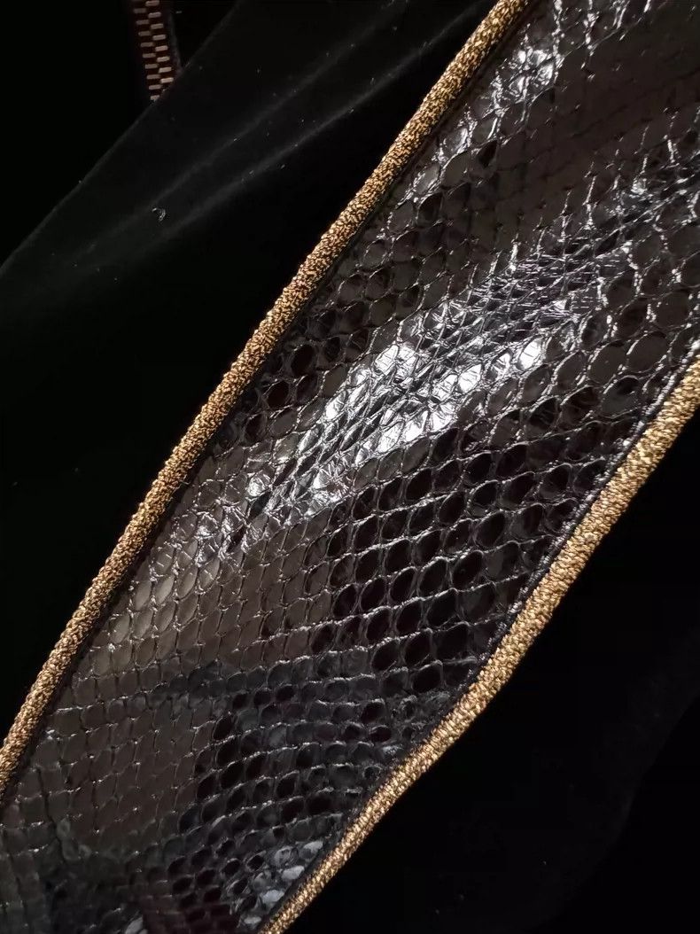Saint Laurent Paris Saint Laurent Paris Snakeskin Patchwork Jacket 2505-Nextarr Size US S / EU 44-46 / 1 - 4 Thumbnail