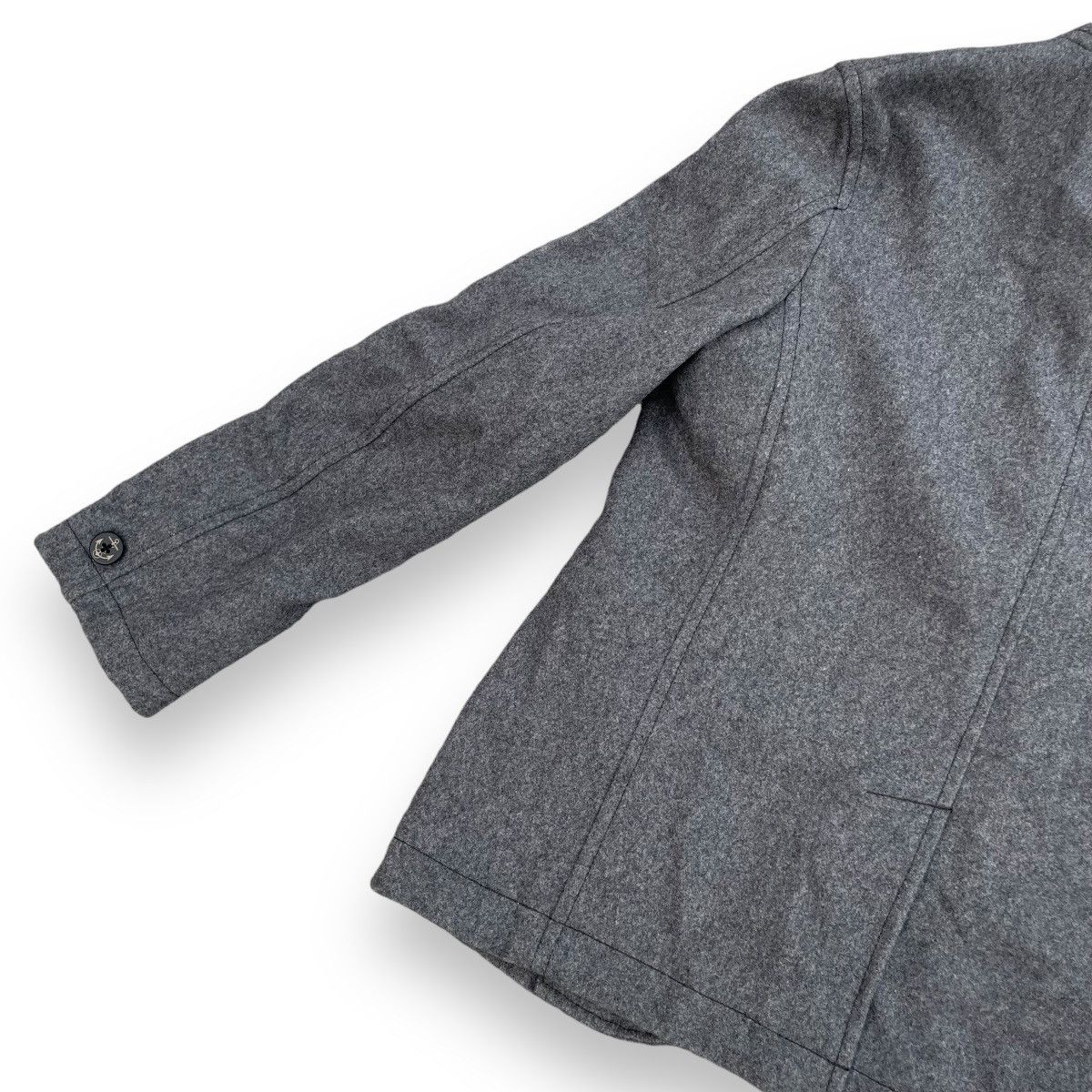 Issey Miyake 🇯🇵 FRAPBOIS FULL ZIP HOODIE WOOL DUFFLE JACKET Size US M / EU 48-50 / 2 - 10 Thumbnail