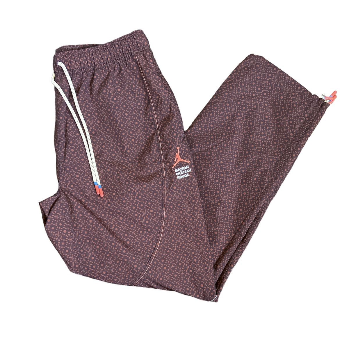 image of Nike Air Jordan X Maison Chateau Rouge Woven Pants Size: L in Brown, Men's (Size 36)