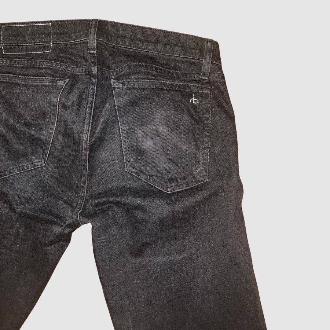 Rag & Bone Rag & Bone Black Distressed Fit 1 Denim Size US 31 - 4 Thumbnail