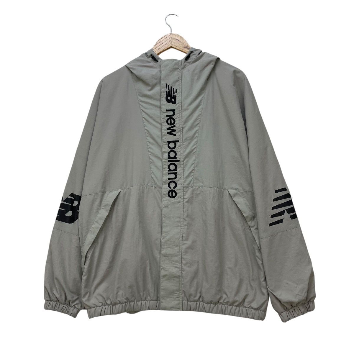 New Balance 💥Awesome New Balance Spellout Hooded Jacket Size US M / EU 48-50 / 2 - 1 Thumbnail