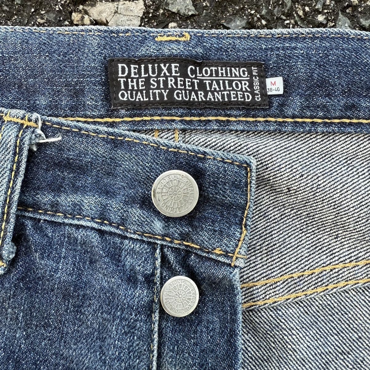 Deluxeware VINTAGE DULEXE CLOTHING FADED JEAN DENIM PANTS Size US 31 - 11 Thumbnail