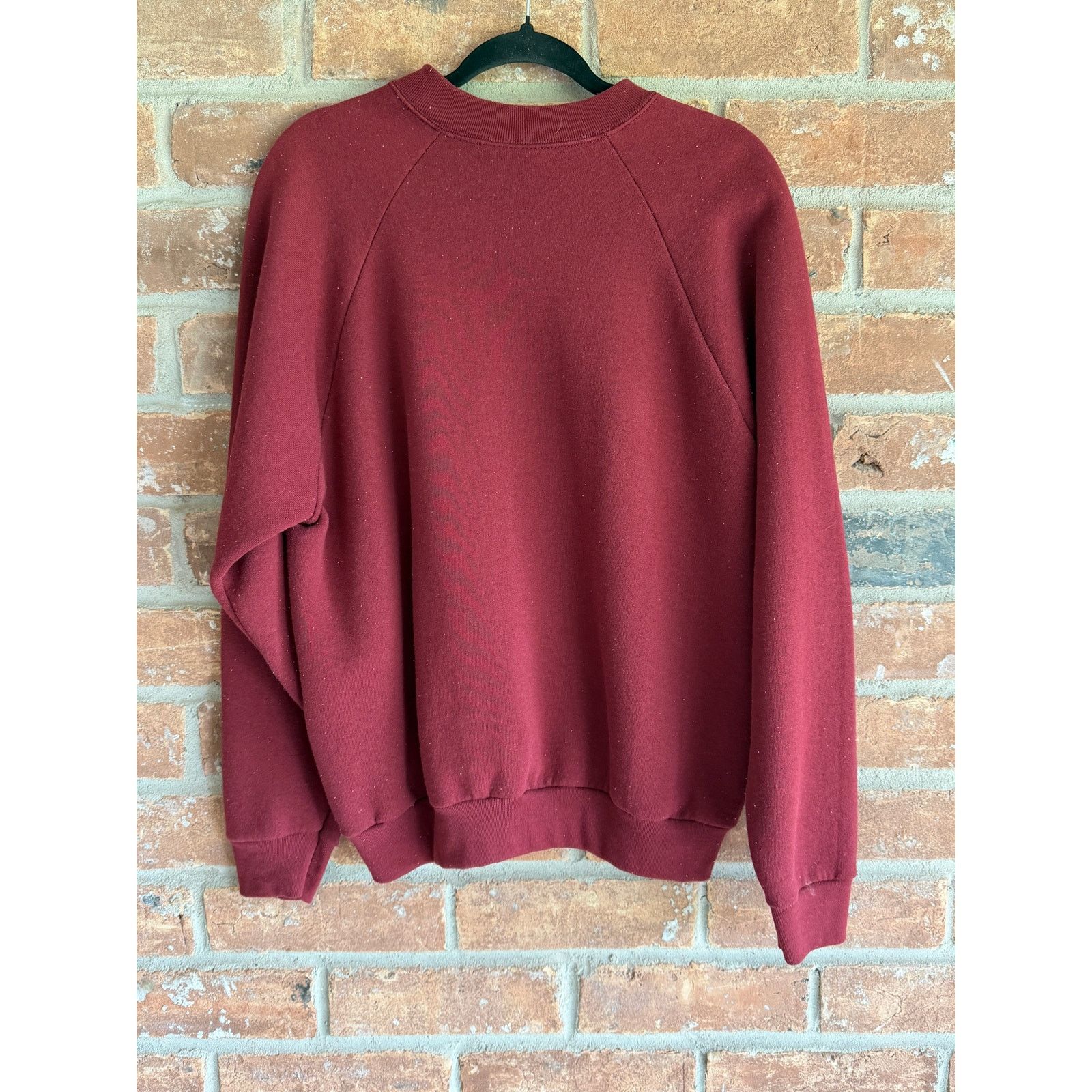 Fruit Of The Loom Vintage Fruit of the Loom Blank Crewneck Red USA L Size US L / EU 52-54 / 3 - 4 Thumbnail