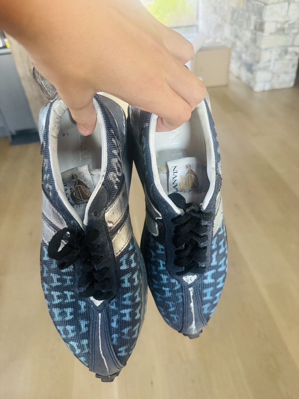 Lanvin Steve Aoki Custom 1 of 1 Hand Painted Lanvin Shoes Size US 8.5 / EU 41-42 - 7 Thumbnail