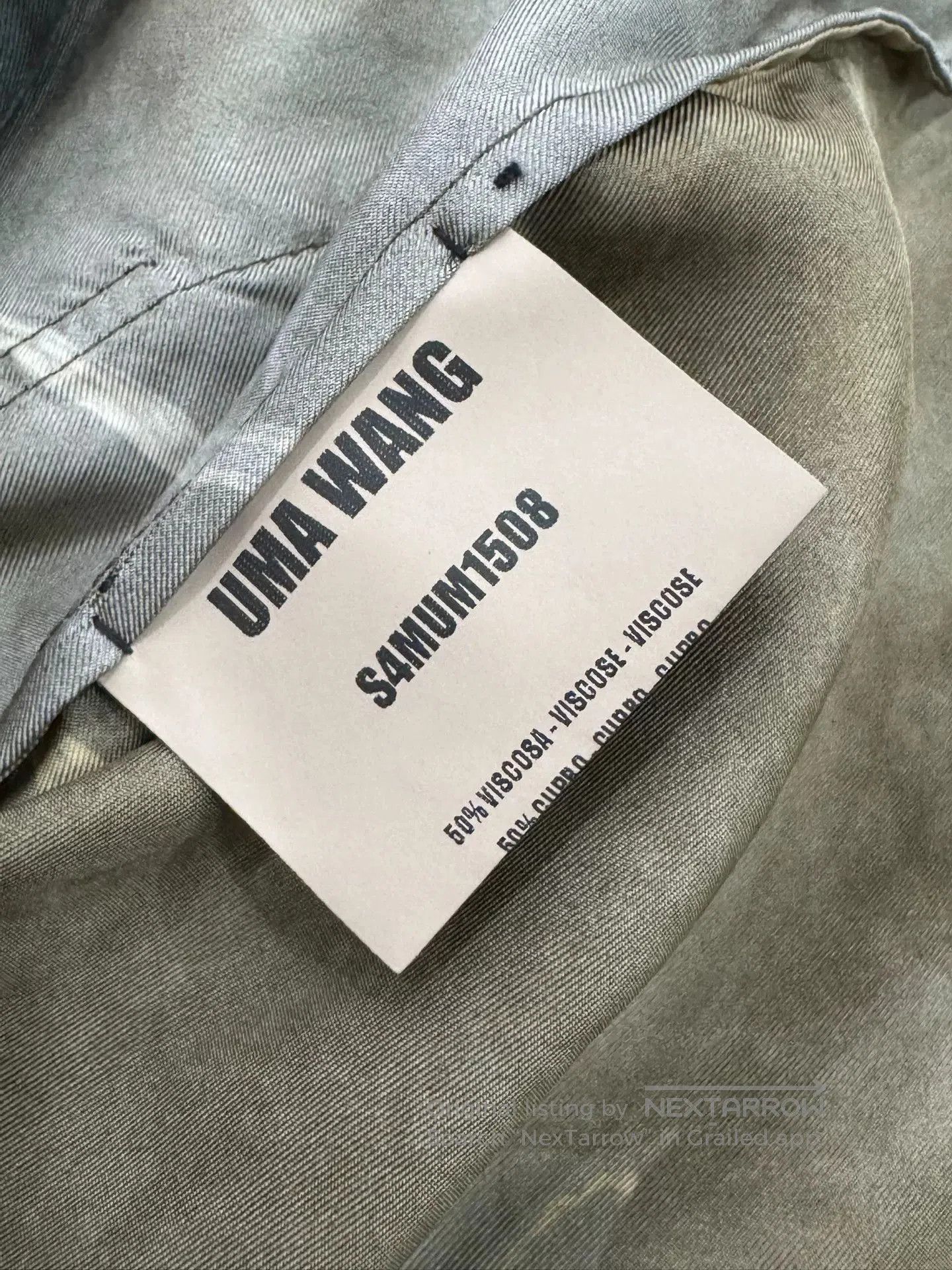 Uma Wang UMA WANG Leaf Cupro Shirt M. Size M / US 6-8 / IT 42-44 - 8 Thumbnail