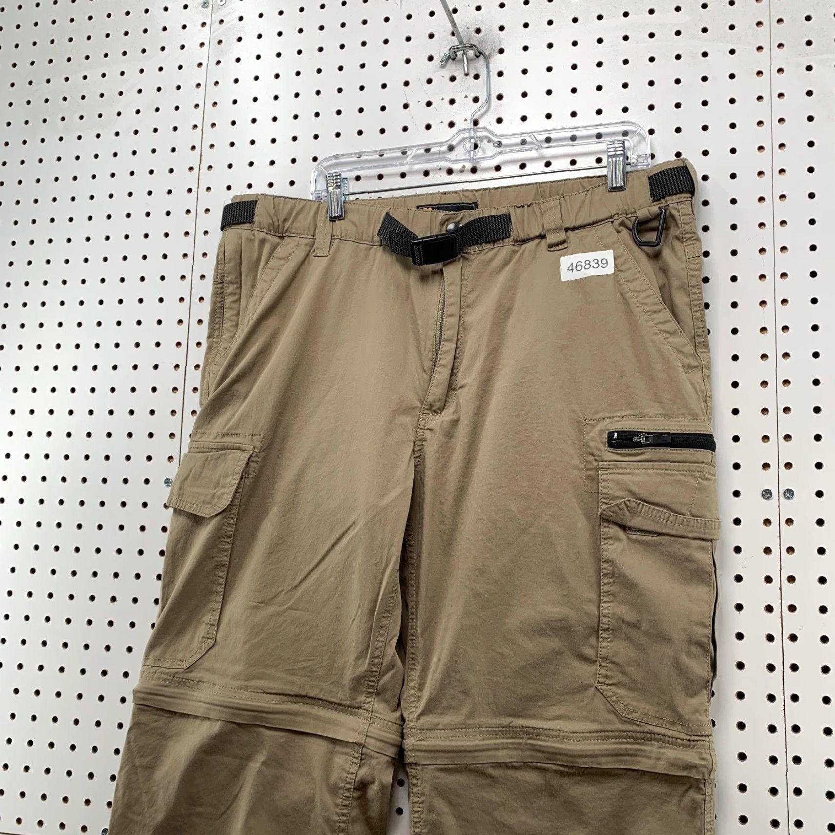 Vintage BC Clothing Convertible Cargo Pants Mens 2XL Khaki Belted Zip Hike Outdoor Skate Cargo Pants Mens 2XL Khaki Belted Zip Convertible Outdoor Skate Size US 39 - 6 Thumbnail