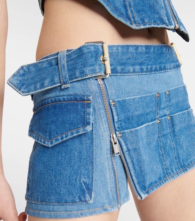 Dion Lee “Tool Belt” Denim Mini Skirt Size 25" / US 0 / IT 36 - 1 Thumbnail