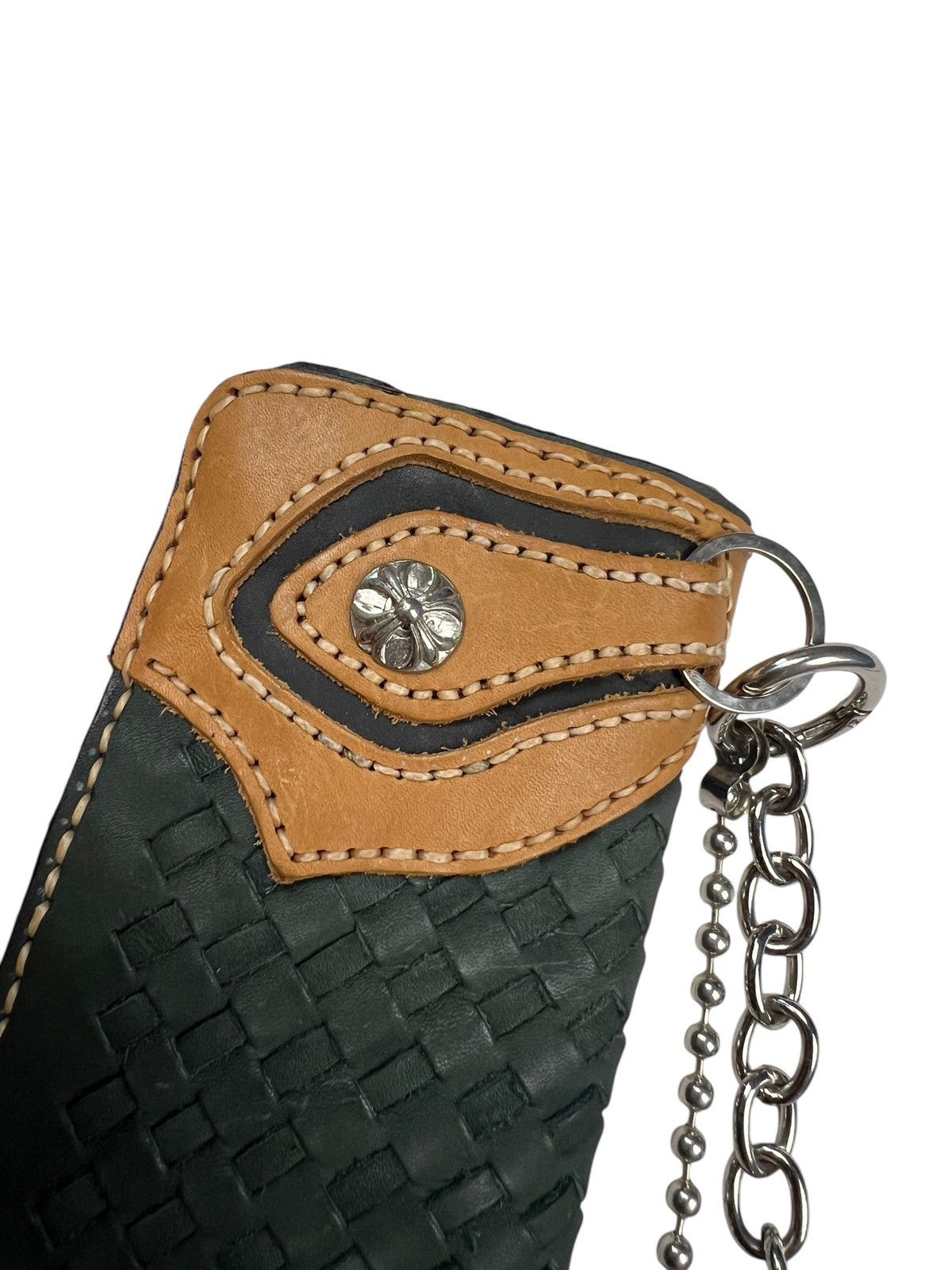 Leather Custom Handmade Genuine Leather Long Wallet Size ONE SIZE - 2 Thumbnail