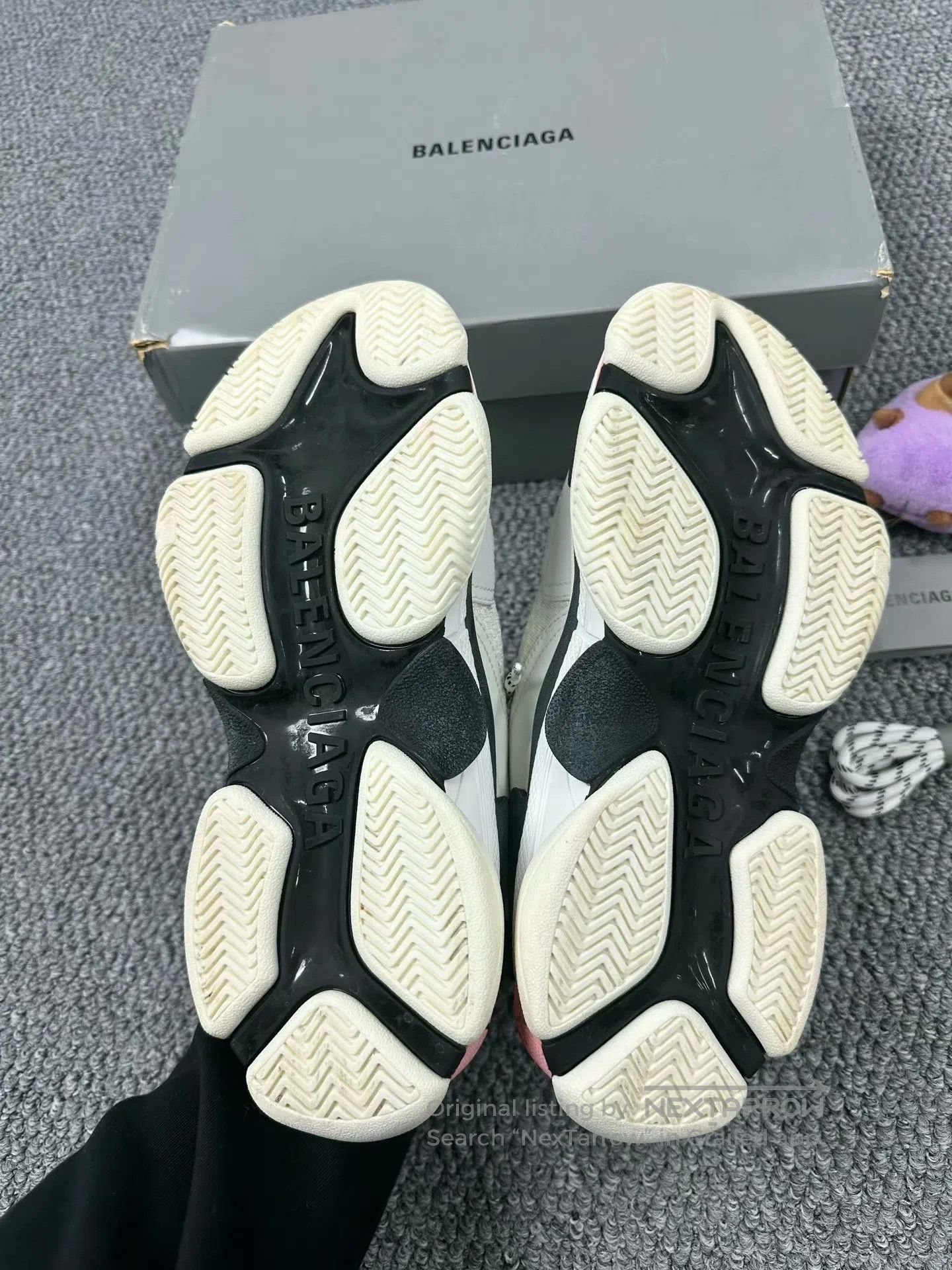 Balenciaga Balenciaga Beige Triples Dad Shoes| Size US 5.5 / EU 38 - 5 Thumbnail