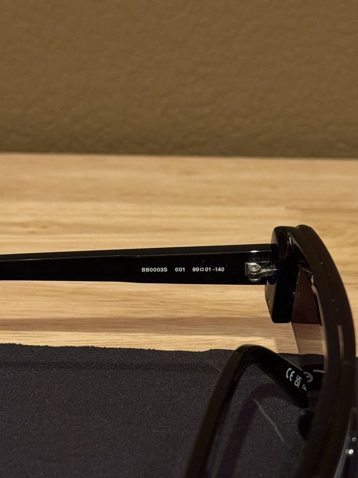 Balenciaga Balenciaga Eyewear Ski Rectangular Frame Sunglasses Size ONE SIZE - 4 Thumbnail