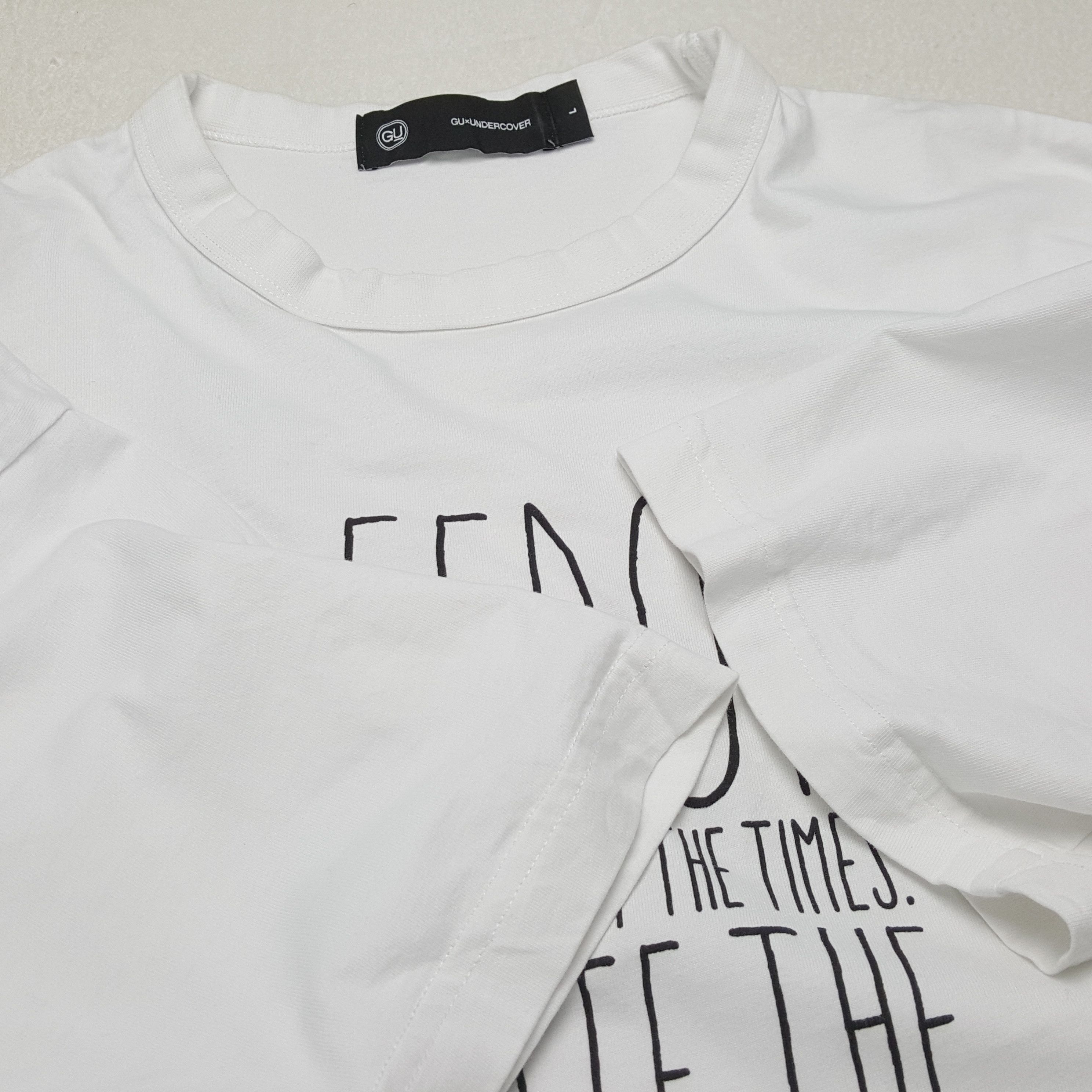 GU × Japanese Brand × Undercover GU X UNDERCOVER Japanese Brand Custom Logo Style Tshirt Size US XL / EU 56 / 4 - 8 Thumbnail