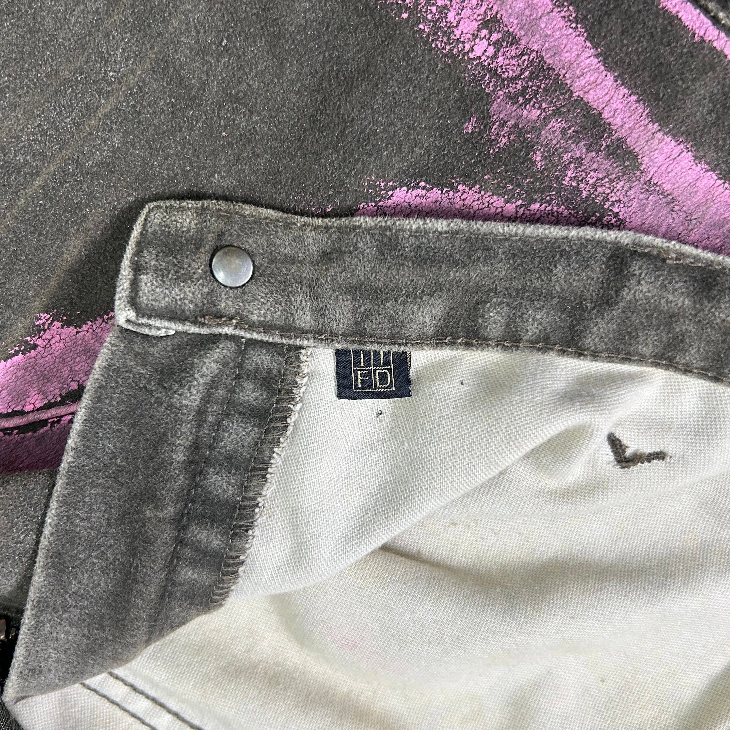 Just Cavalli Just Cavalli 2000's Paint Splatter Brown Pants Size US 30 / EU 46 - 9 Thumbnail