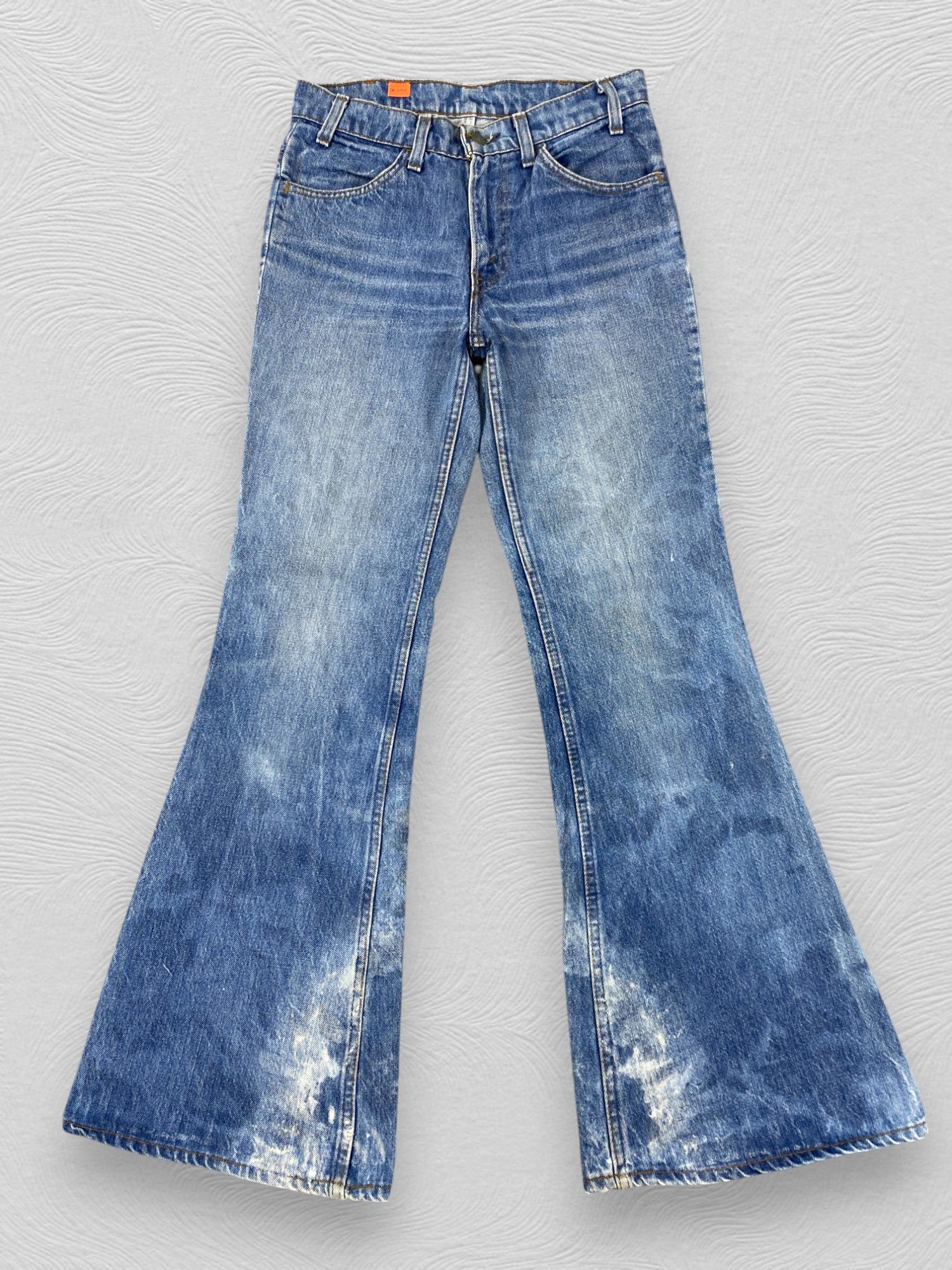 Levi's 80's Distressed Mudwash Vintage Levi's 646 Flare Orange Tab Size US 29 - 1 Thumbnail