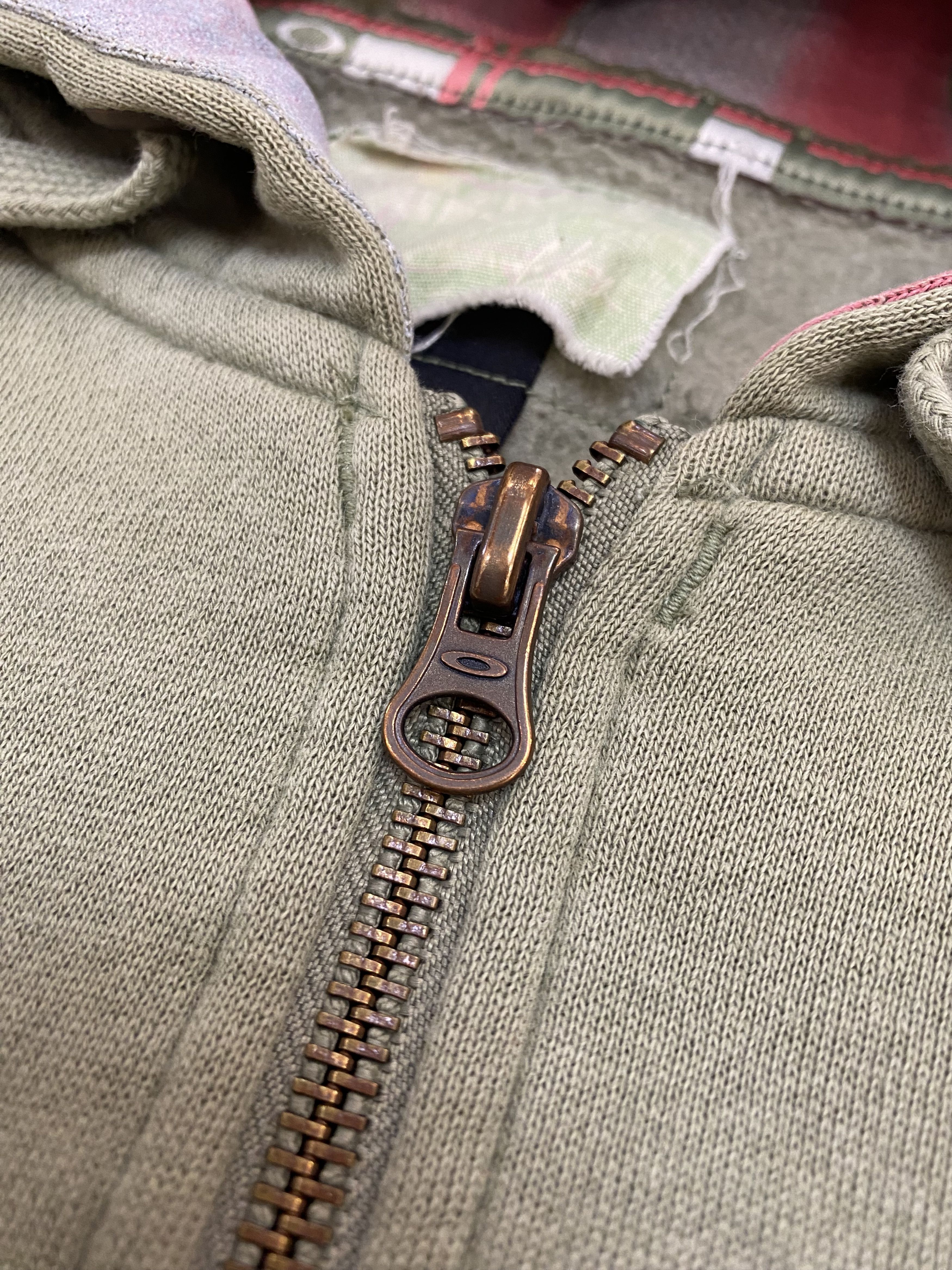 Oakley × Vintage Vintage Y2K Oakley Zip Hoodie Embroidered Logo Size M / US 6-8 / IT 42-44 - 9 Thumbnail