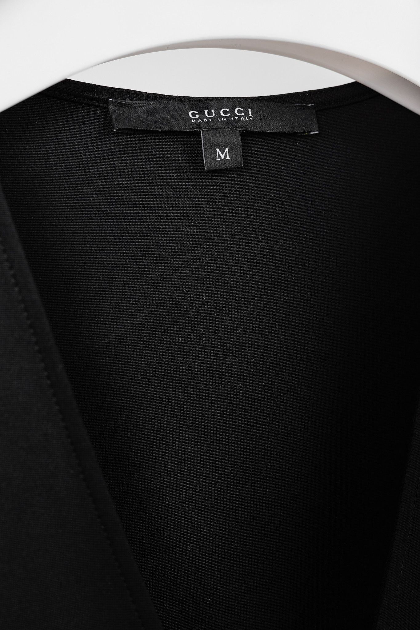 Gucci Gucci Resort 2007 Black Jersey Horsebit-Buckle Dress Size M / US 6-8 / IT 42-44 - 4 Thumbnail