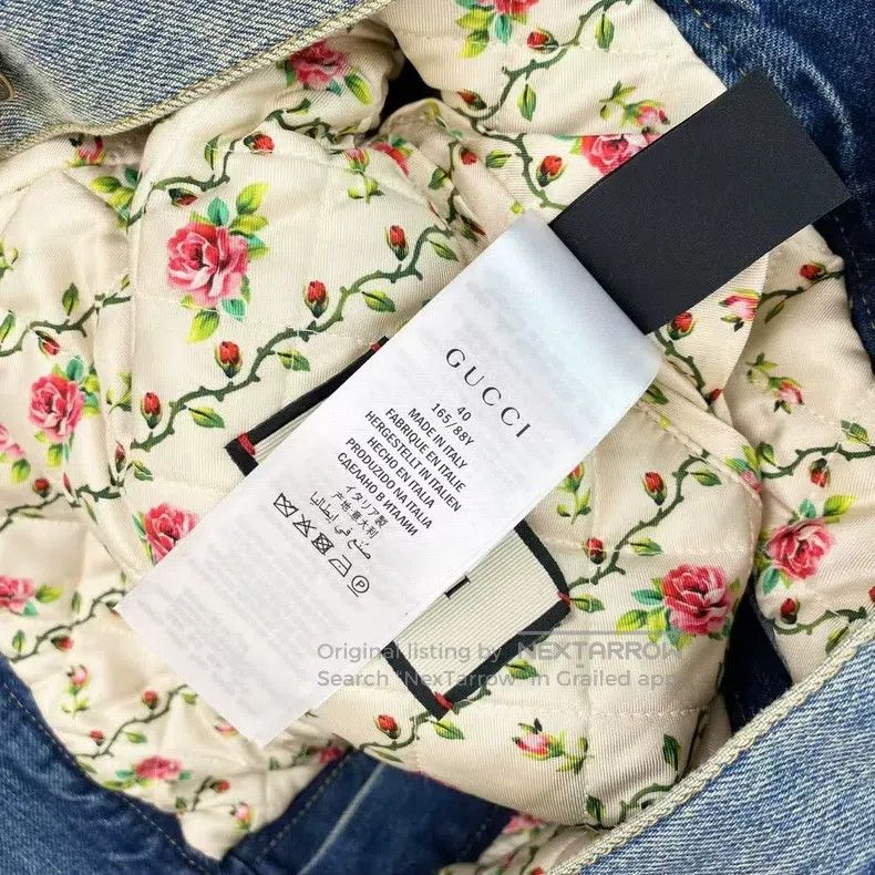 Gucci Gucci Mlb co-branded embroidered logo denim jacket Size S / US 4 / IT 40 - 5 Thumbnail