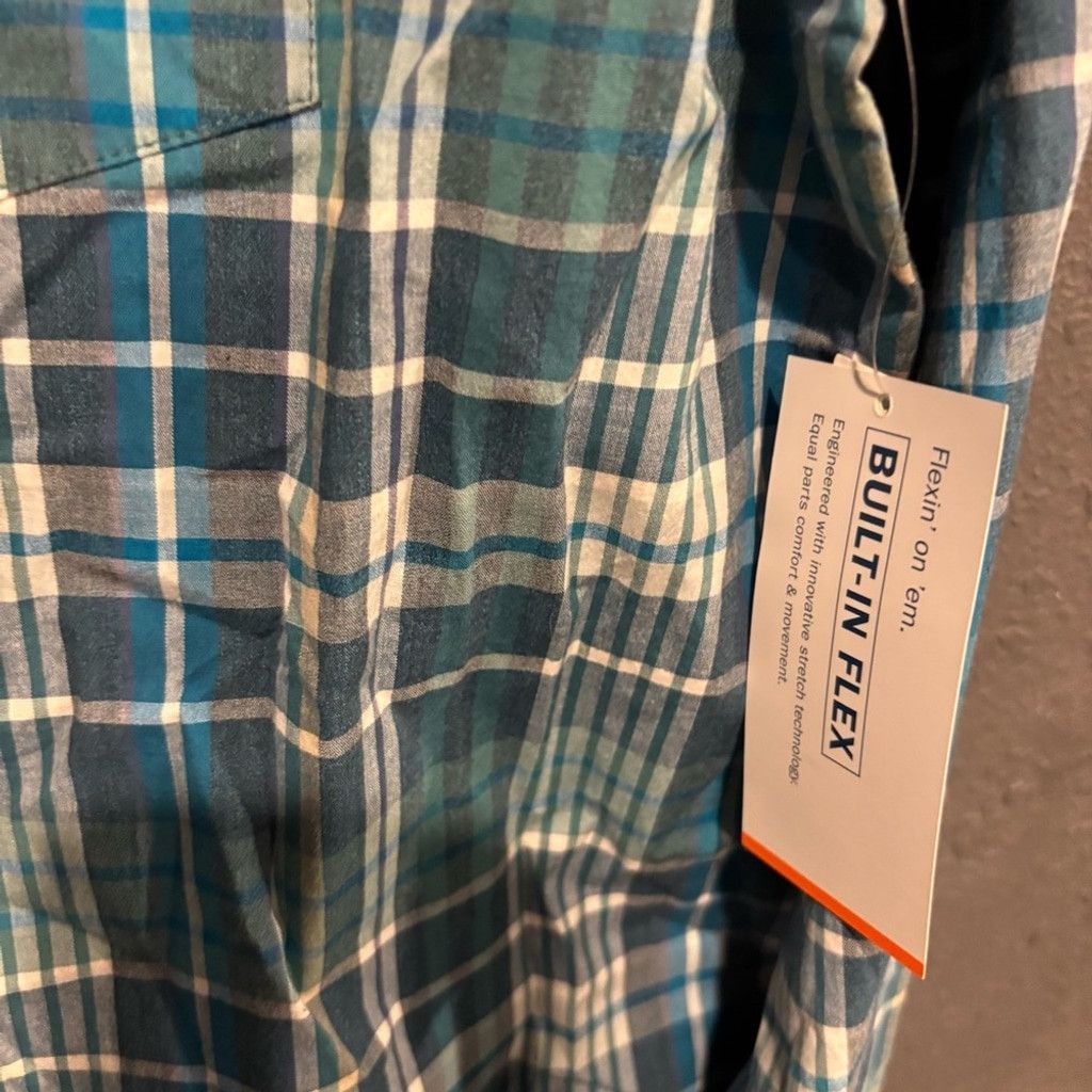 Old Navy Men's Old Navy Plaid Shirt Size US L / EU 52-54 / 3 - 2 Thumbnail