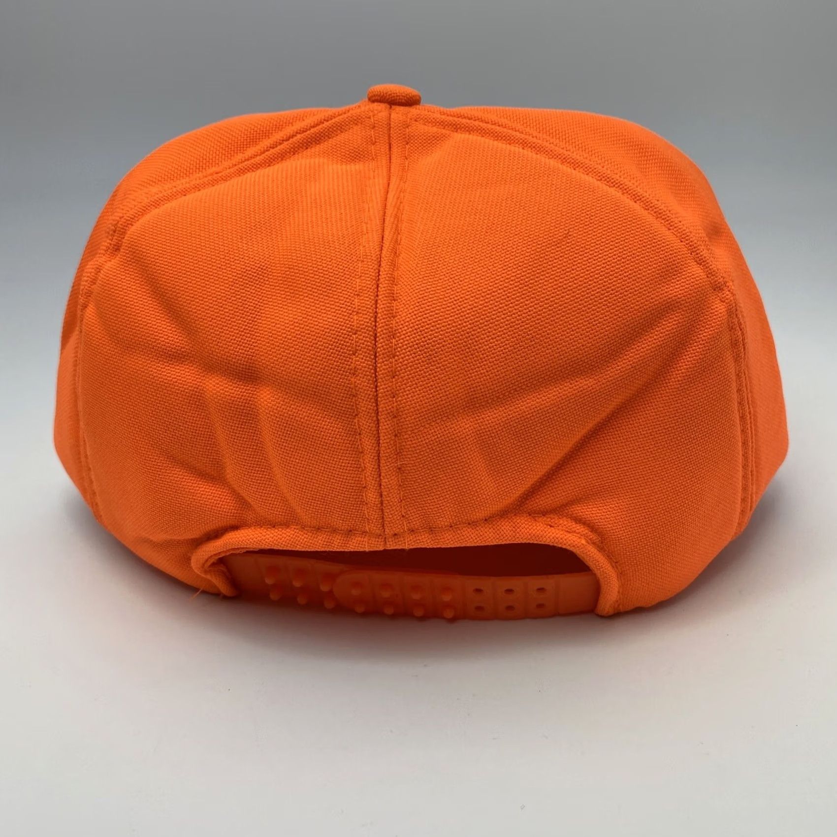 GAS Blaze Orange Ear Flap Hunting Hat - Vintage Safesport Trap Size 44L - 4 Thumbnail