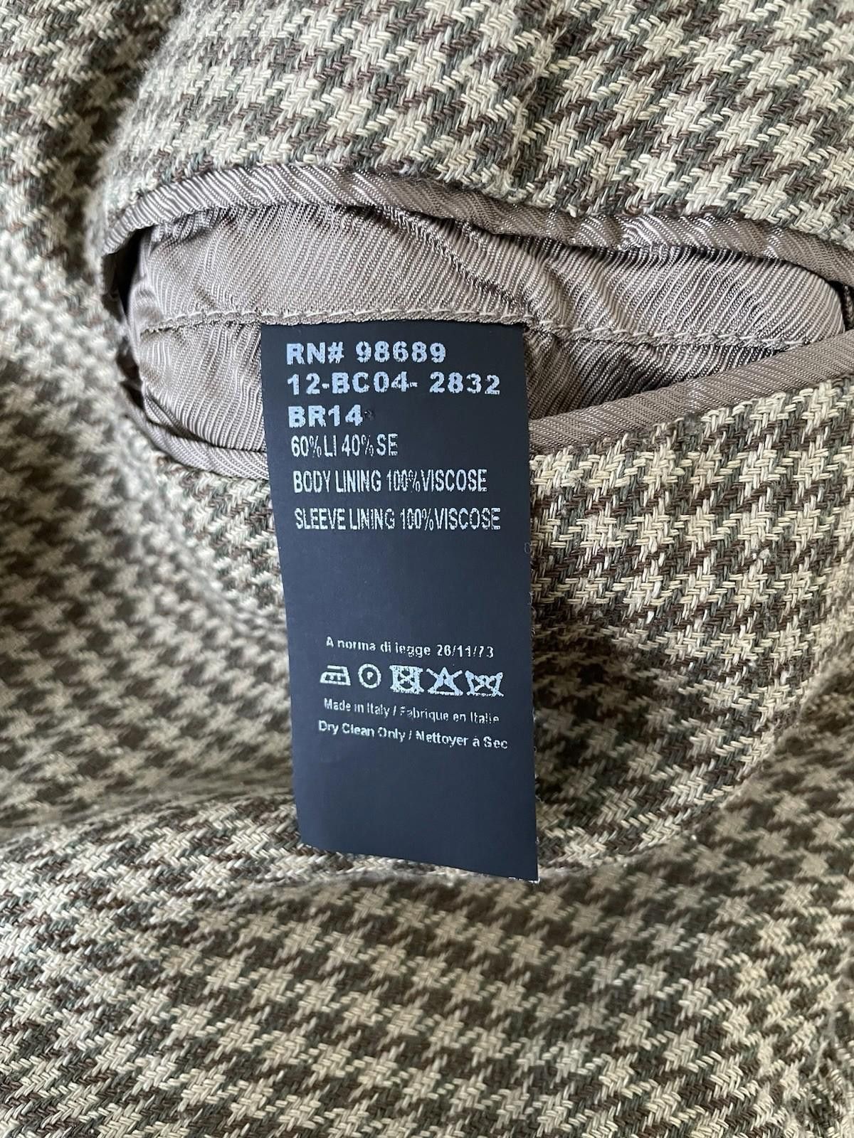 Todd Snyder Todd Snyder Tan Houndstooth Double-Breasted Blazer 40 Size 40R - 4 Thumbnail