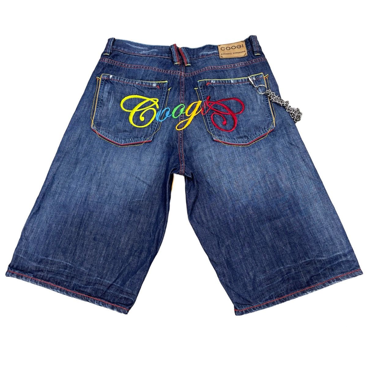 Coogi × Vintage vintage embroidered coogi denim shorts Size US 38 / EU 54 - 8 Thumbnail