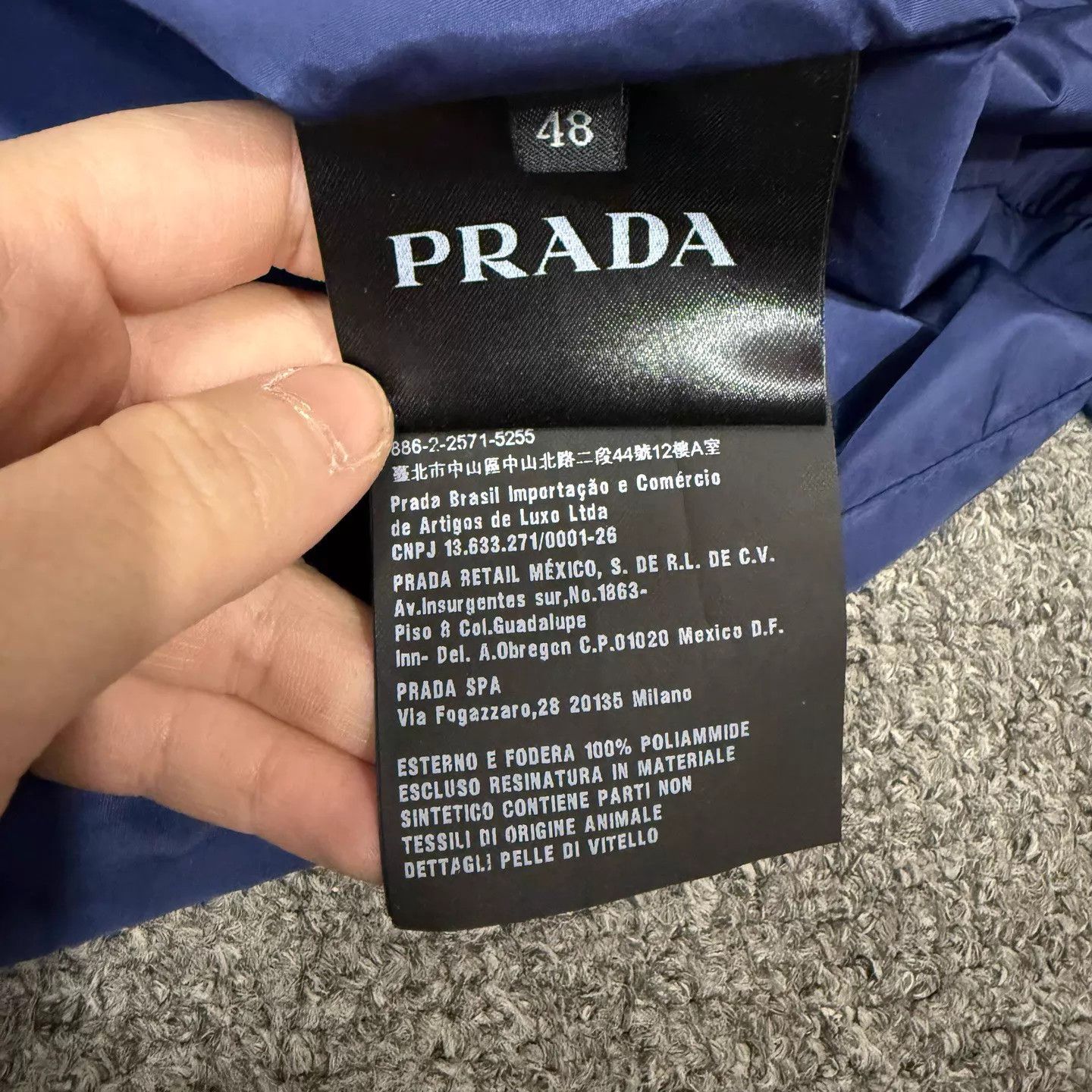 Prada Prada blue triangle logo nylon jacket 48 Size US M / EU 48-50 / 2 - 4 Thumbnail