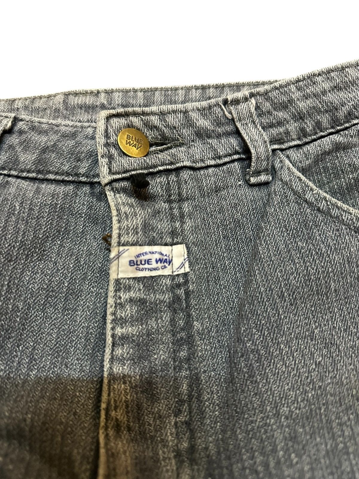 Japanese Brand vintage blueway denim Size US 30 / EU 46 - 6 Thumbnail