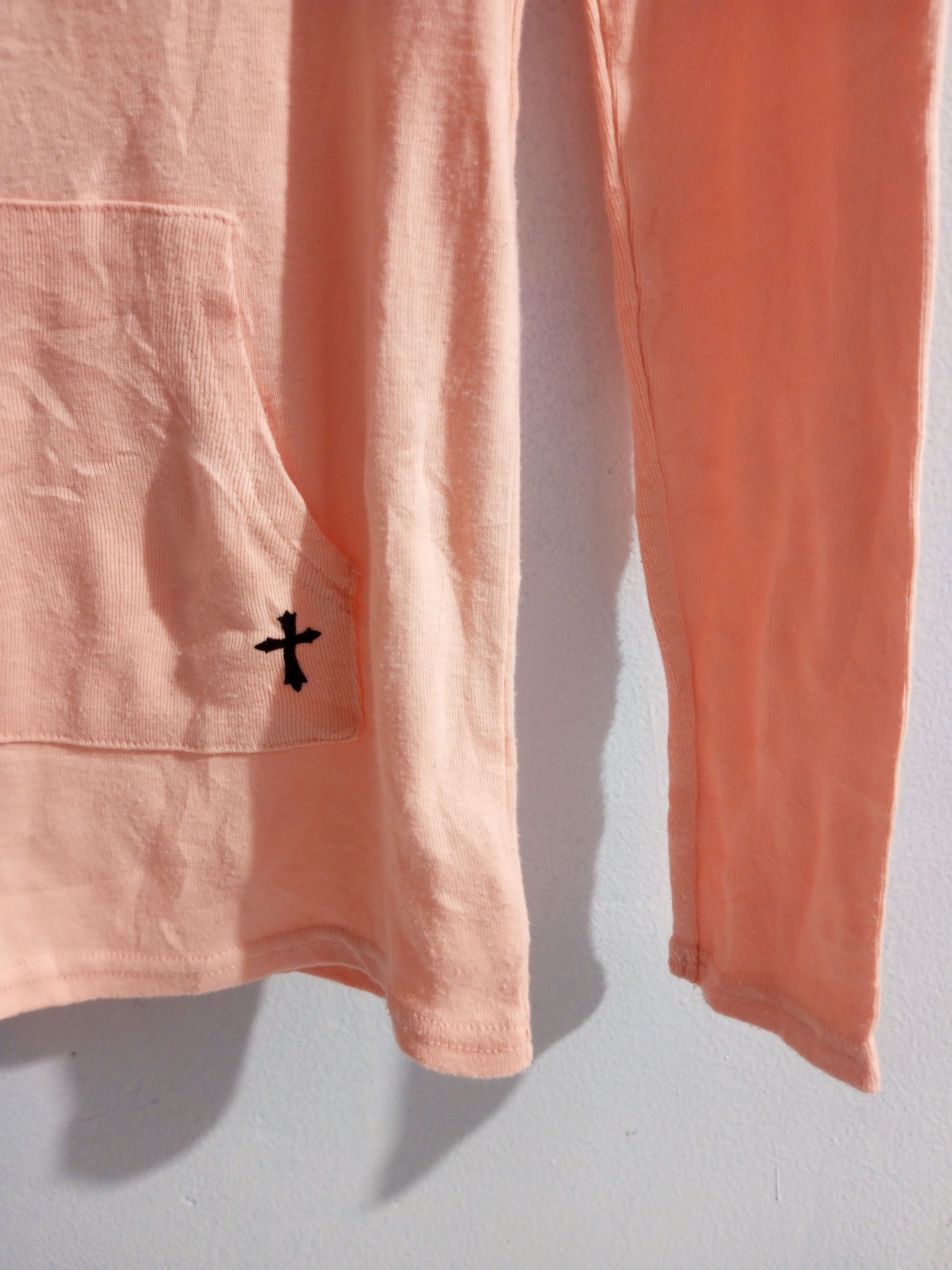If Six Was Nine × Japanese Brand × Le Grande Bleu (L.G.B.) Vintage skinny lip embroidery cross hoodie Size S / US 4 / IT 40 - 8 Thumbnail