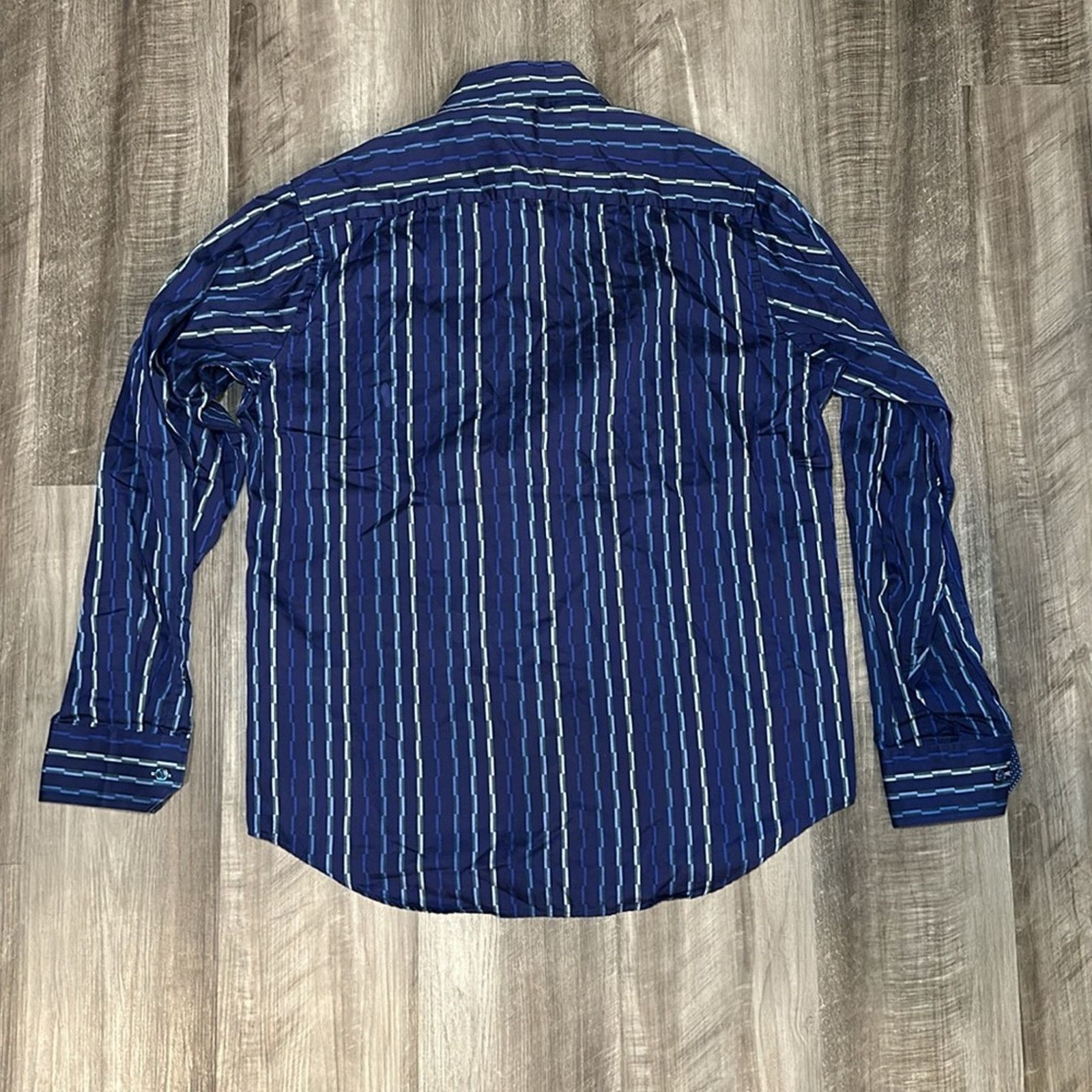 BUGATCHI Bugatchi Uomo Classic Fit Long Sleeve Button Down - Large Size US L / EU 52-54 / 3 - 3 Thumbnail