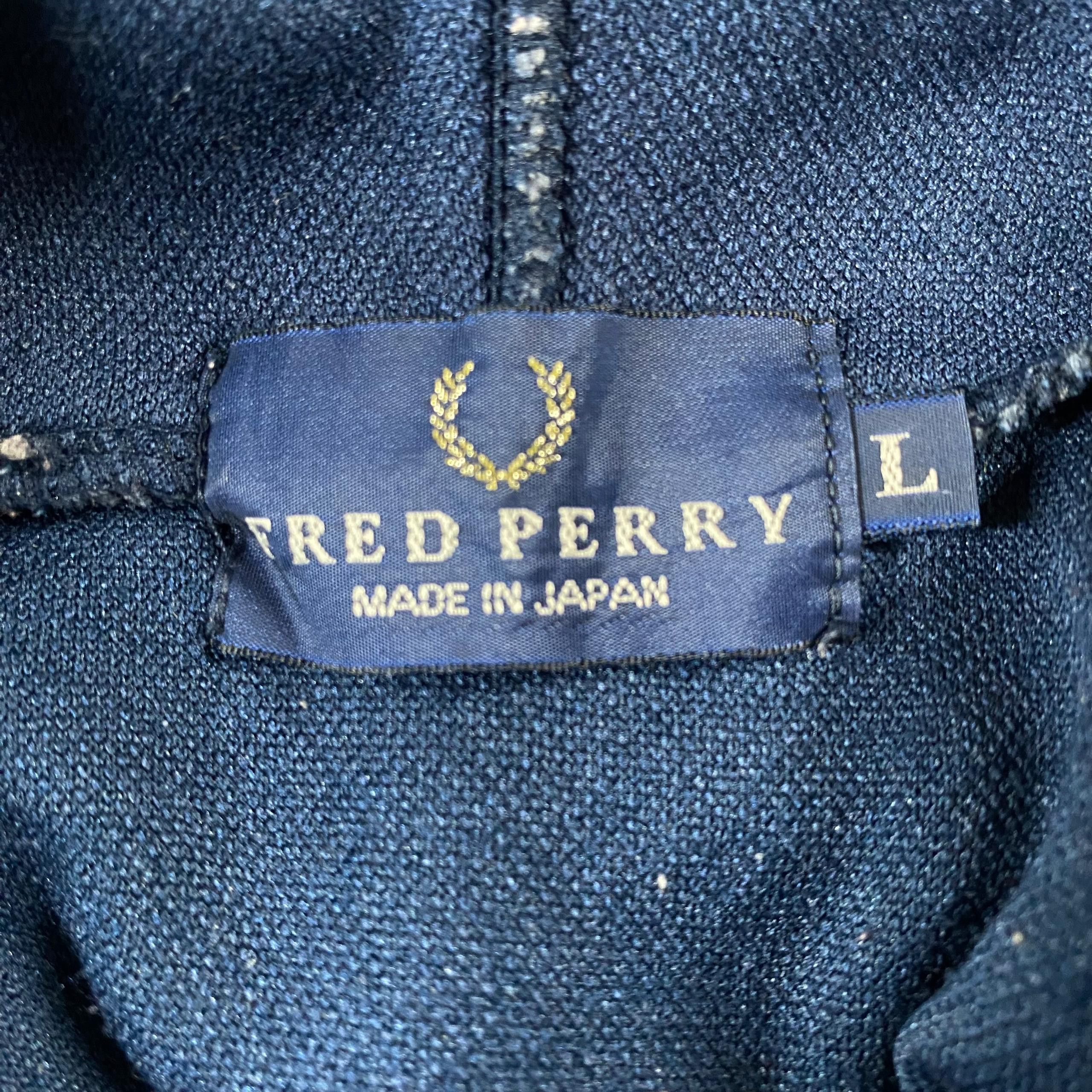Fred Perry Vintage 90s Fred Perry Spell Out Hoodies Size US L / EU 52-54 / 3 - 8 Thumbnail