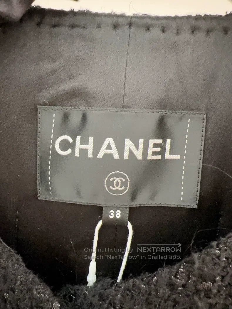 Chanel Chanel Black four-pocket tweed jacket Size XS / US 0-2 / IT 36-38 - 3 Thumbnail