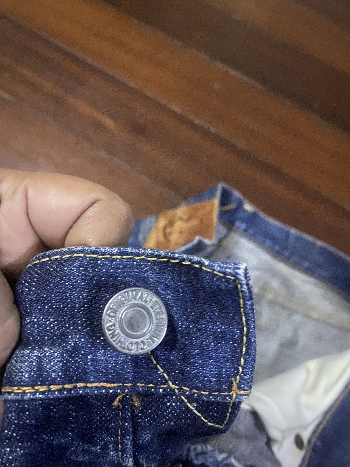 Eternal × Japanese Brand × Warehouse Rare Eternal Japan Distressed Denim mud wash clawmark Jeans Size US 35 - 22 Thumbnail