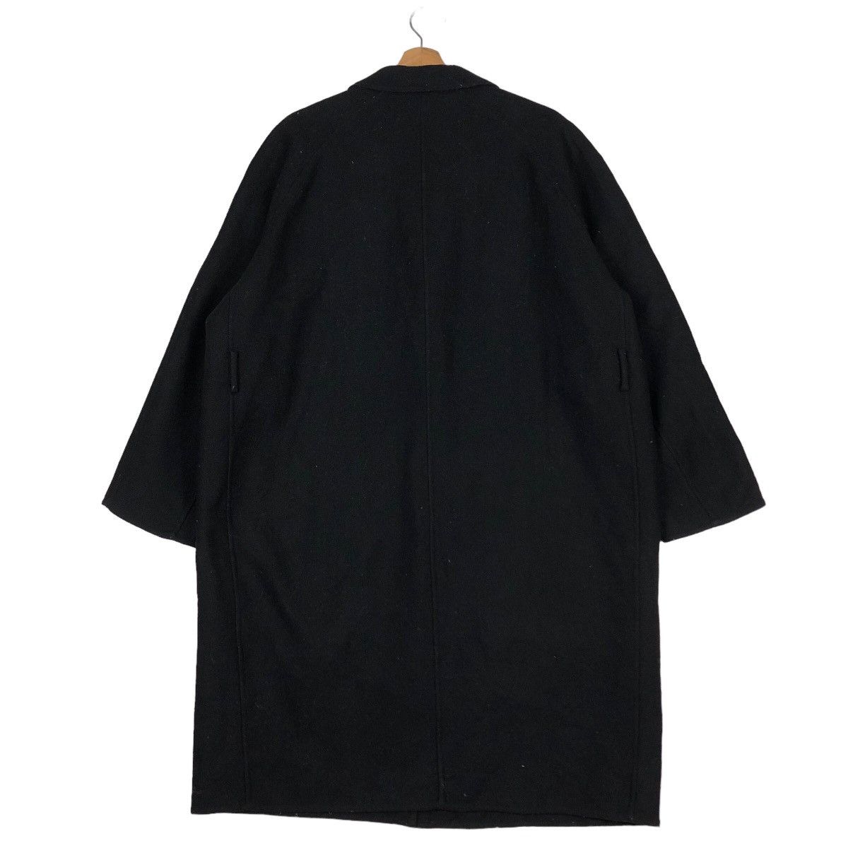Japanese Brand 🔥Rich Black - Fly Coats Long Jacket Wool Uniqlo Undercover Size US L / EU 52-54 / 3 - 9 Thumbnail