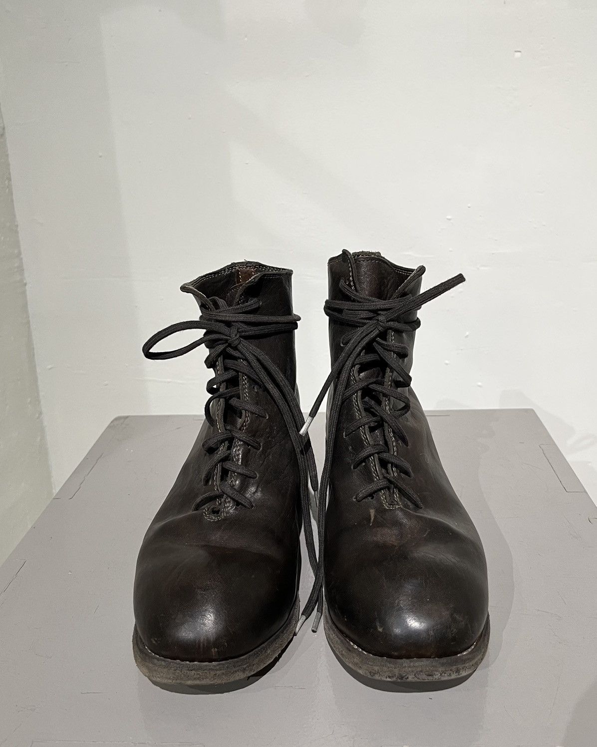 Guidi PL11L Horse Leather Lace Up Boots Size US 7.5 / IT 37.5 - 4 Thumbnail
