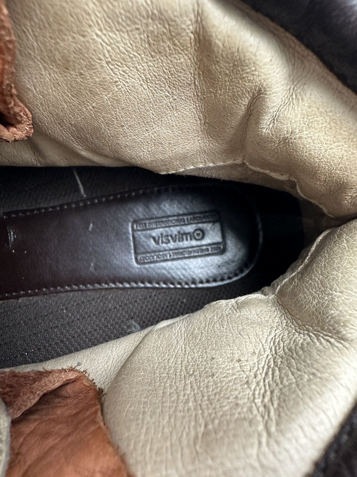 Visvim Visvim - High-top Leather Sneaker Size US 8 / EU 41 - 12 Thumbnail
